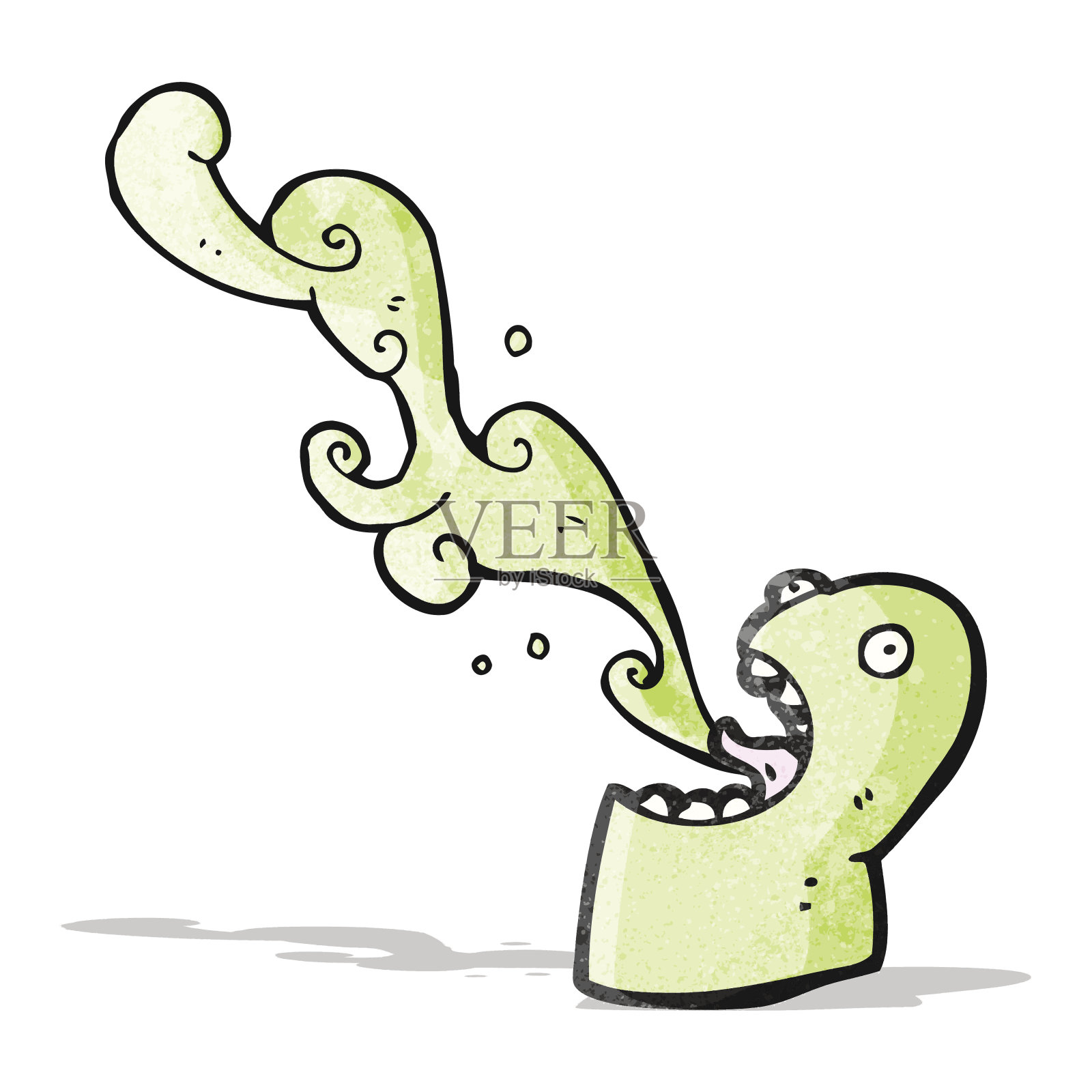 毛鬼卡通插画图片素材