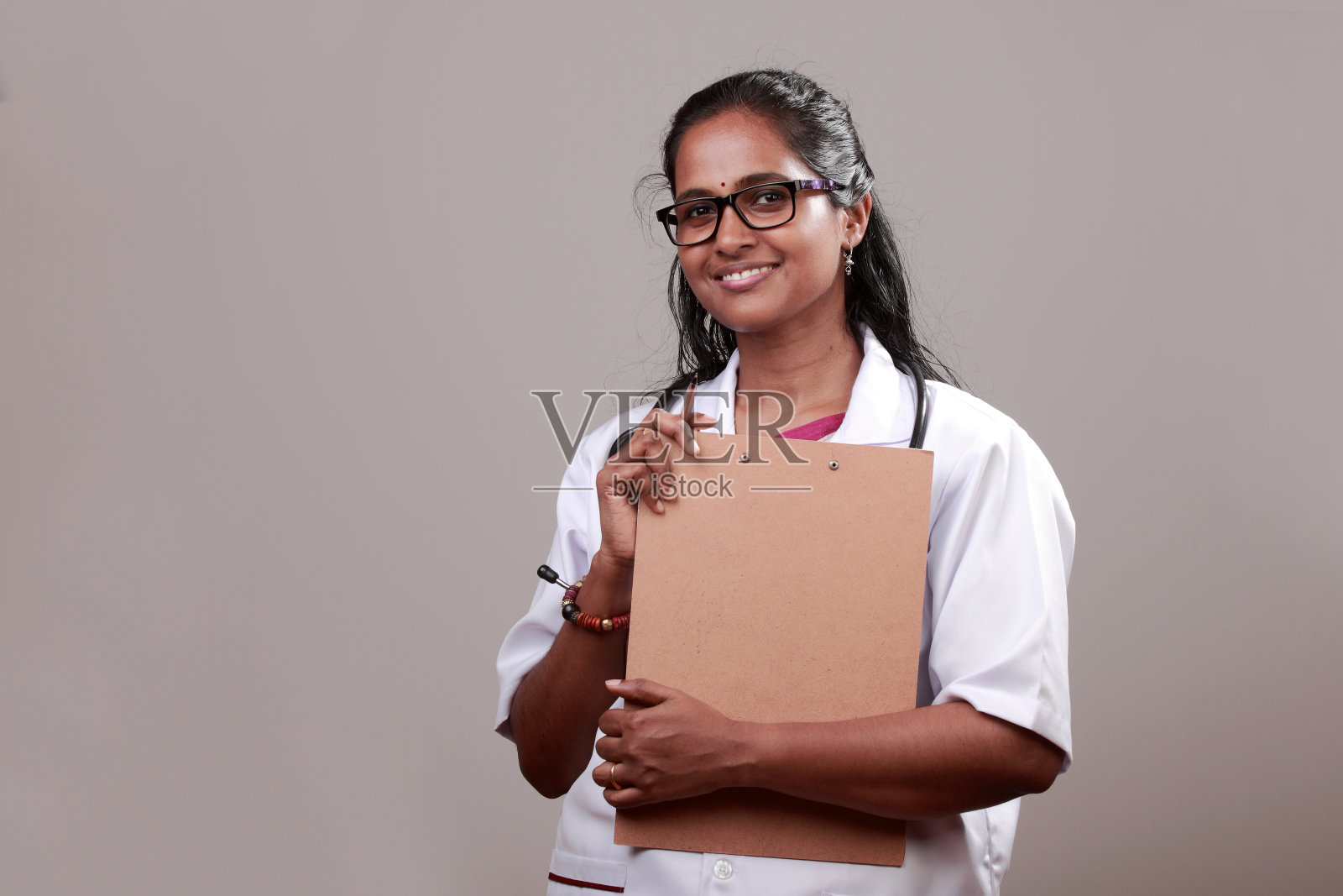 女医生的肖像照片摄影图片