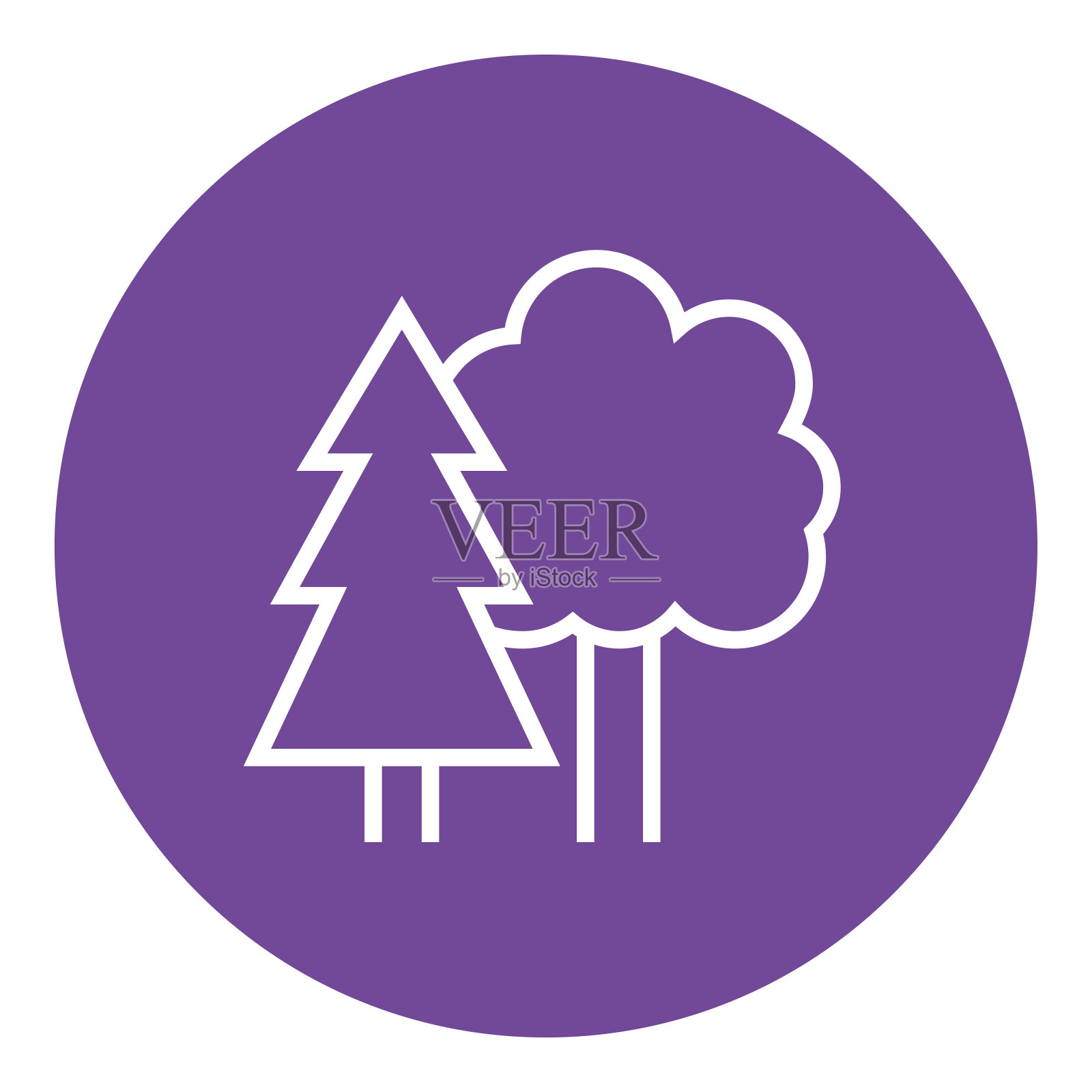 树线图标插画图片素材