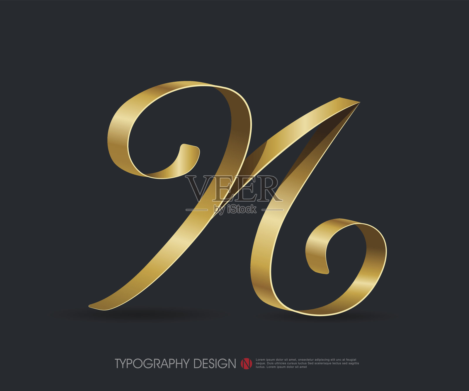 黑色背景下的数字特写镜头插画图片素材