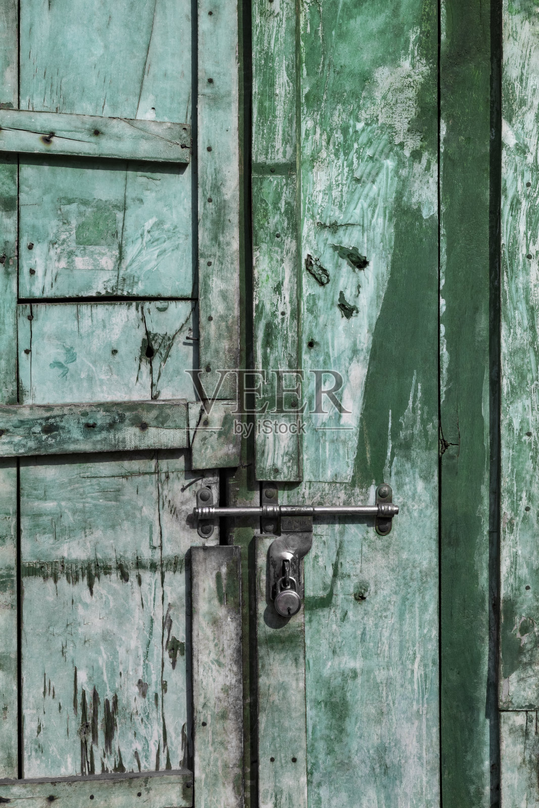 印度拉贾斯坦邦斋浦尔的木门照片摄影图片