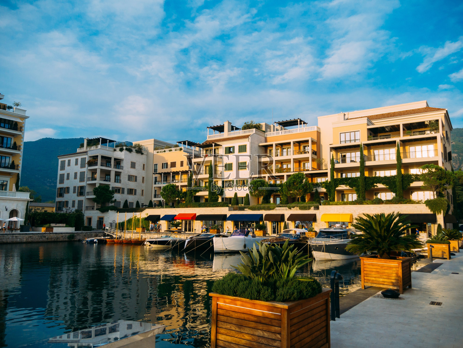 黑山波尔图区，精英别墅，海边别墅，豪照片摄影图片