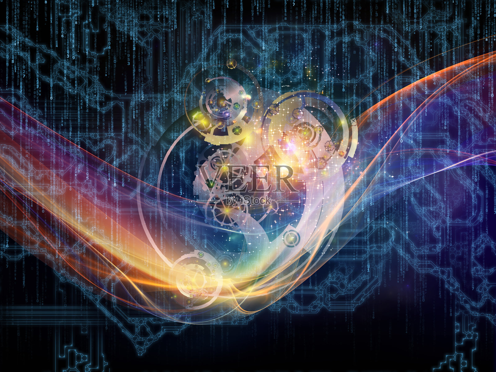 隐喻的齿轮照片摄影图片