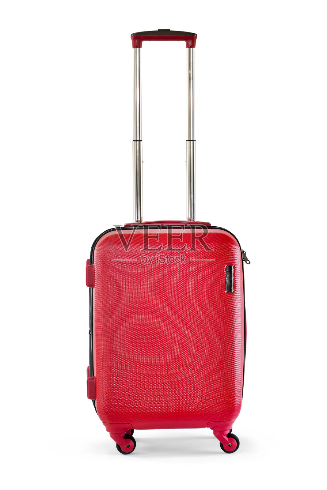 红色旅游的行李照片摄影图片