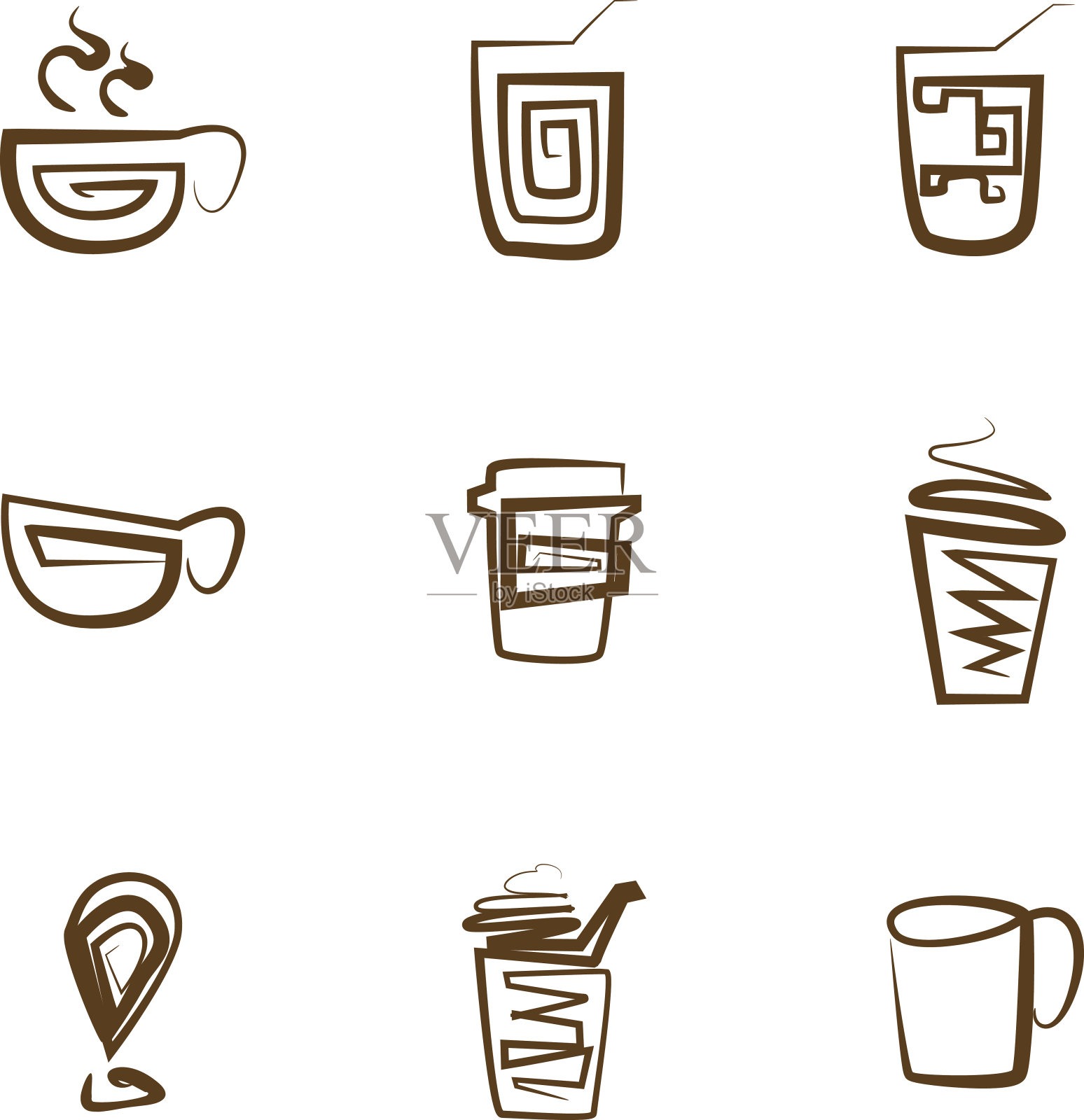 咖啡图标设置图标素材