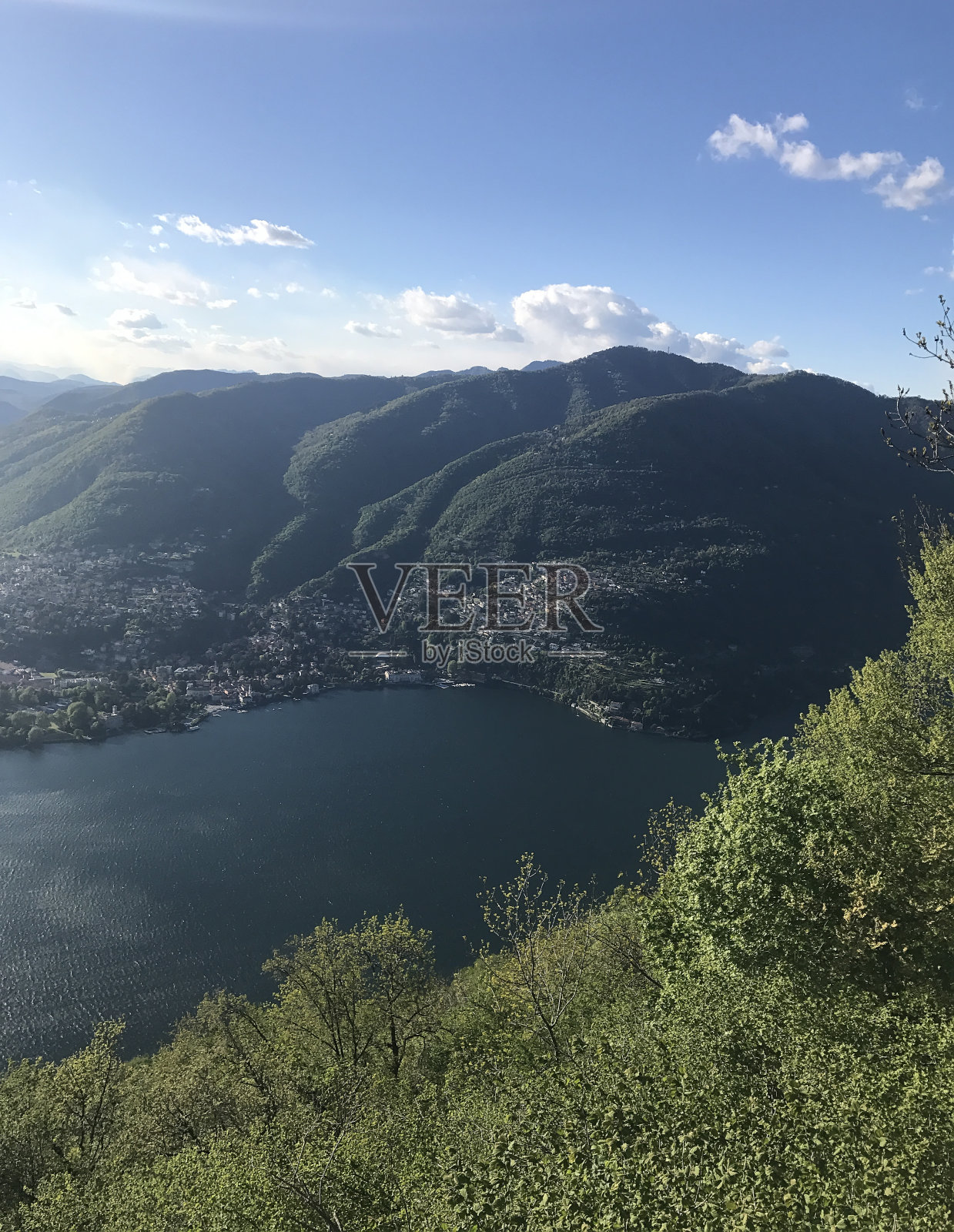 意大利的科莫湖照片摄影图片