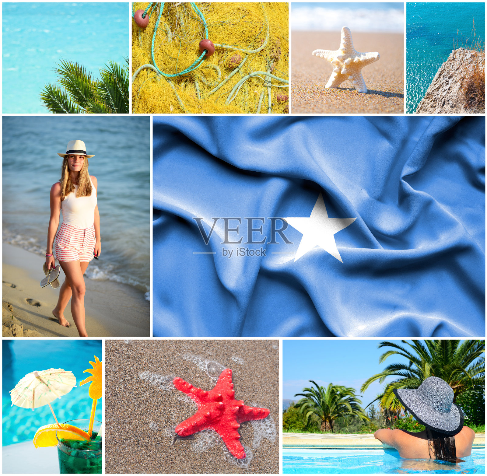 索马里暑假的概念拼贴画照片摄影图片