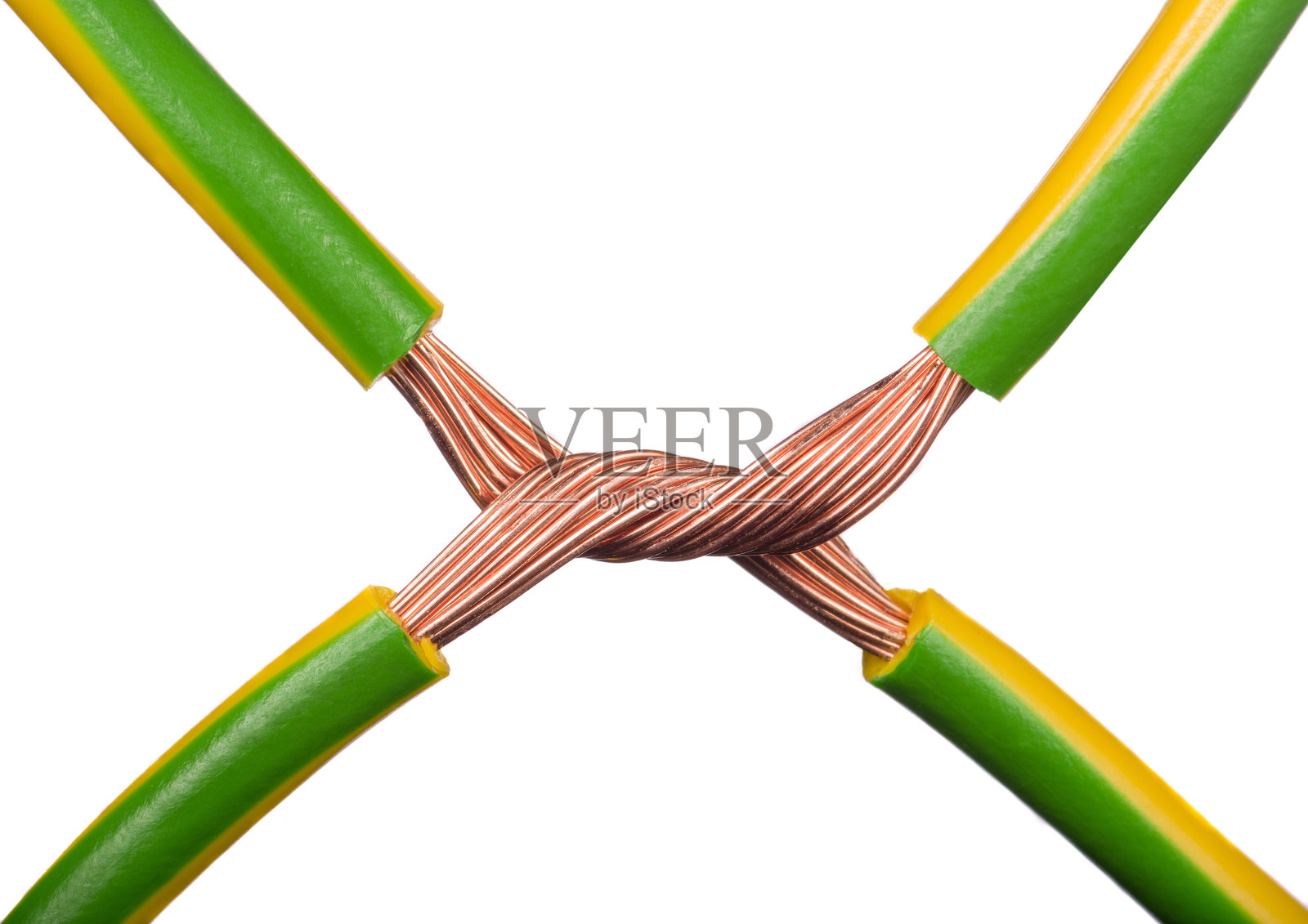 铜导线。团队、集体、商业和技术理念。照片摄影图片