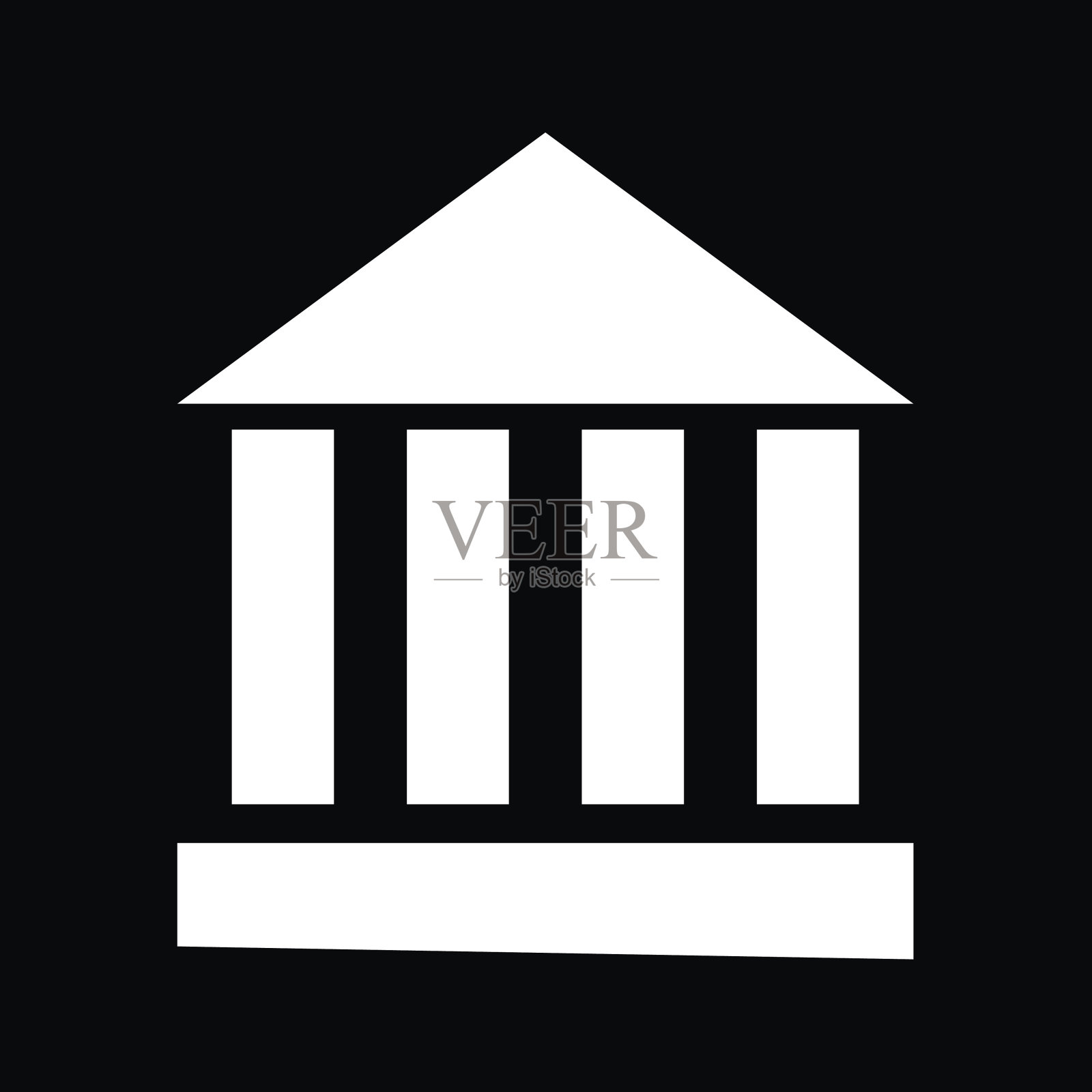 纪念碑庙柱图标插画设计插画图片素材