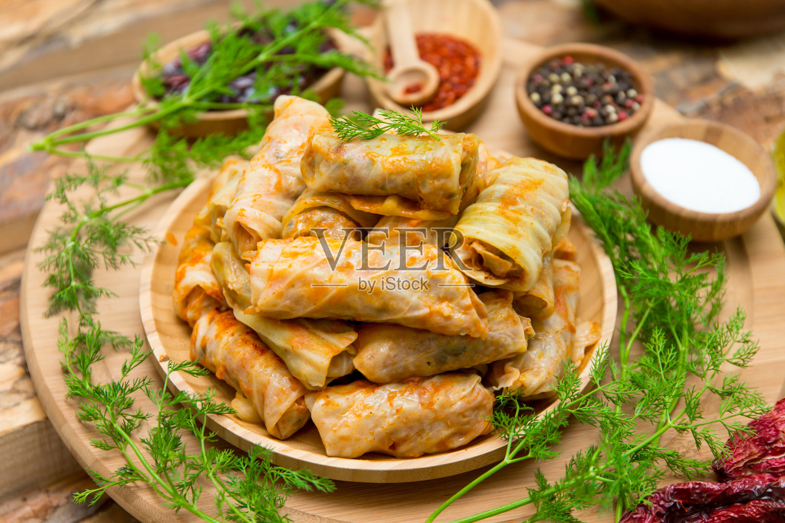 卷心菜卷-萨尔玛照片摄影图片