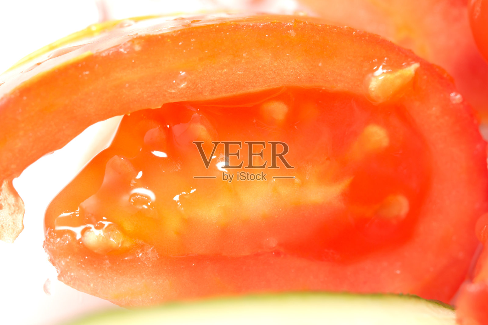 切西红柿照片摄影图片