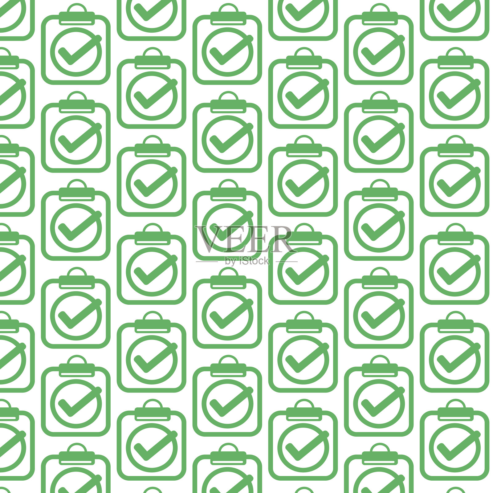 图案背景剪贴板检查列表图标插画图片素材