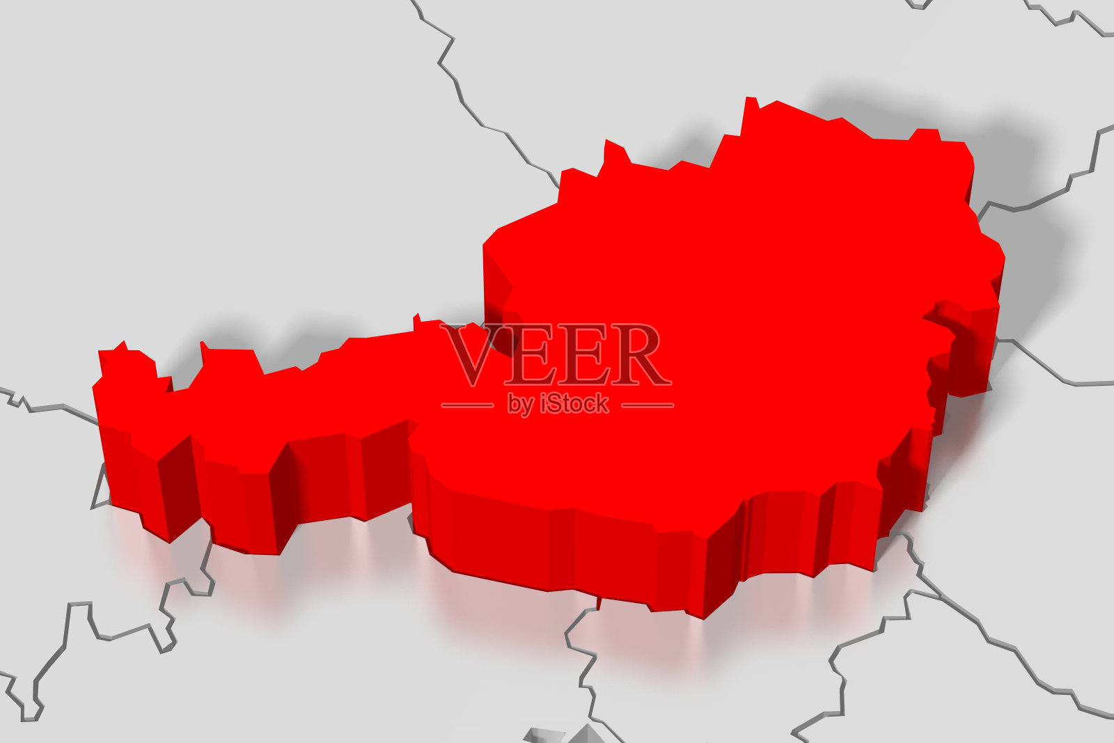 3D地图-奥地利照片摄影图片