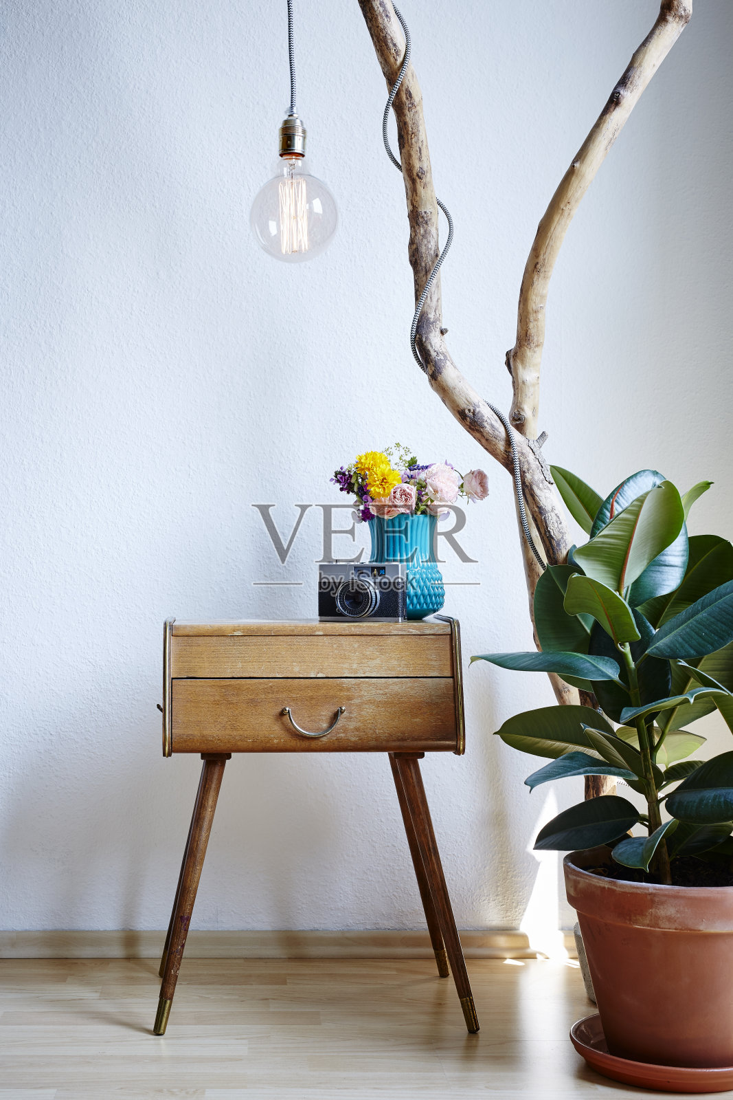 丰富多彩的城市室内设计，现代loft阳光明媚照片摄影图片