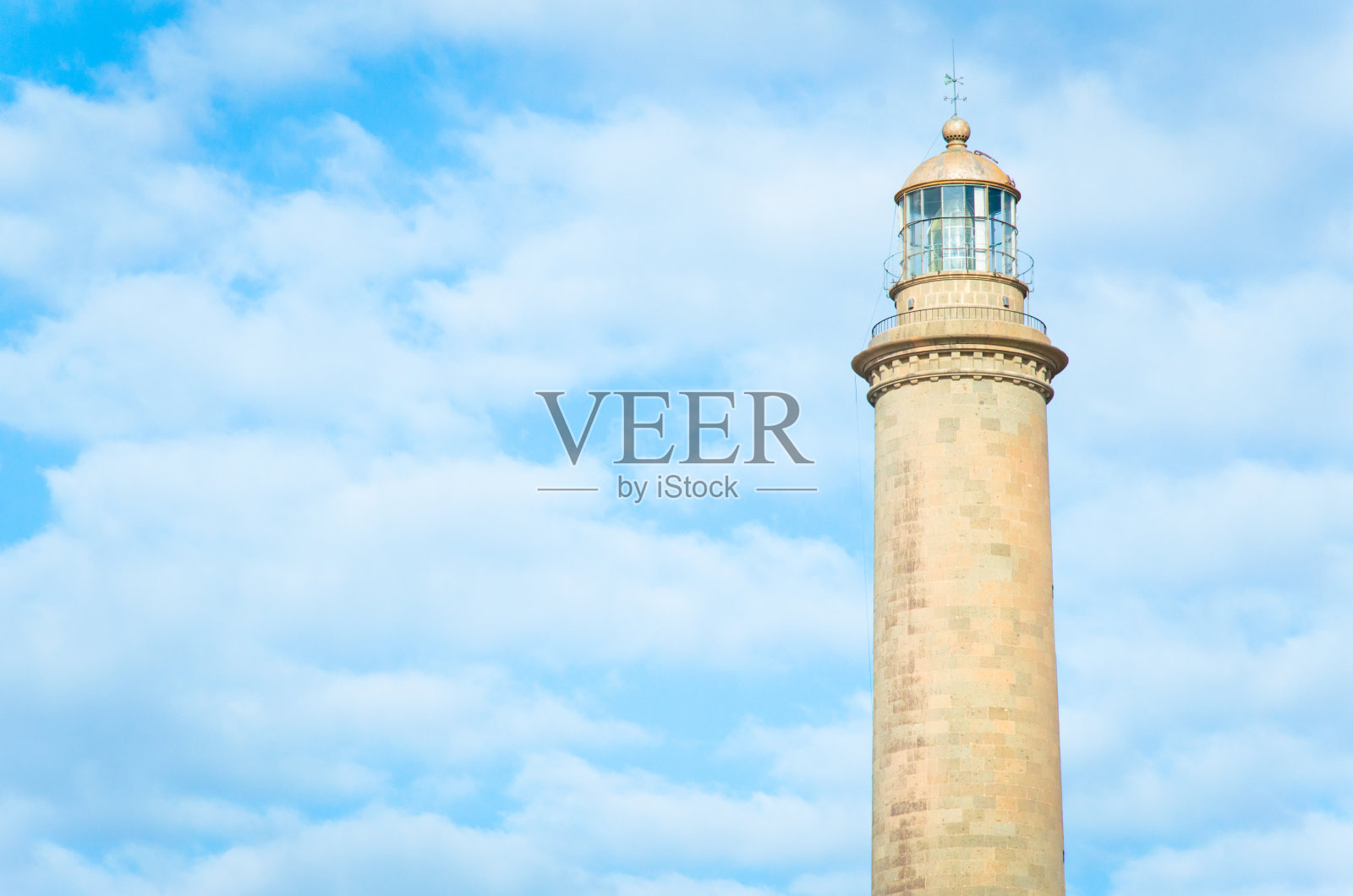 西班牙加那利群岛，大加那利群岛，马斯帕洛马斯的灯塔照片摄影图片