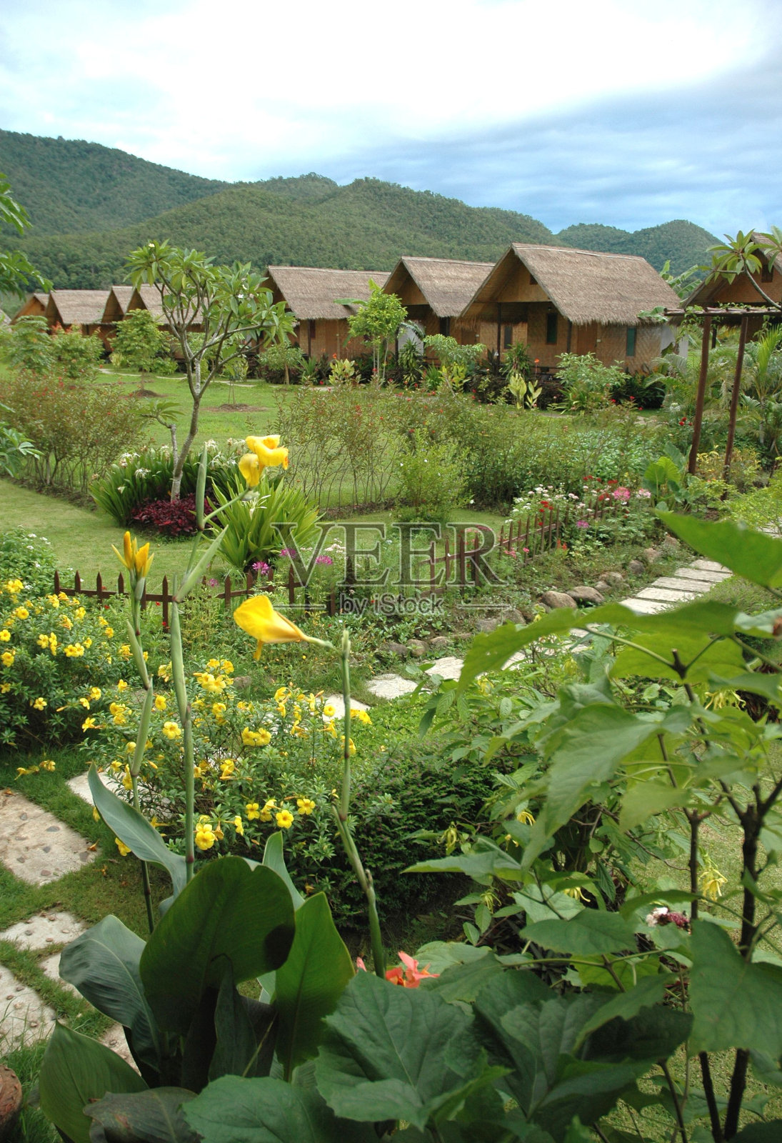花宾馆照片摄影图片
