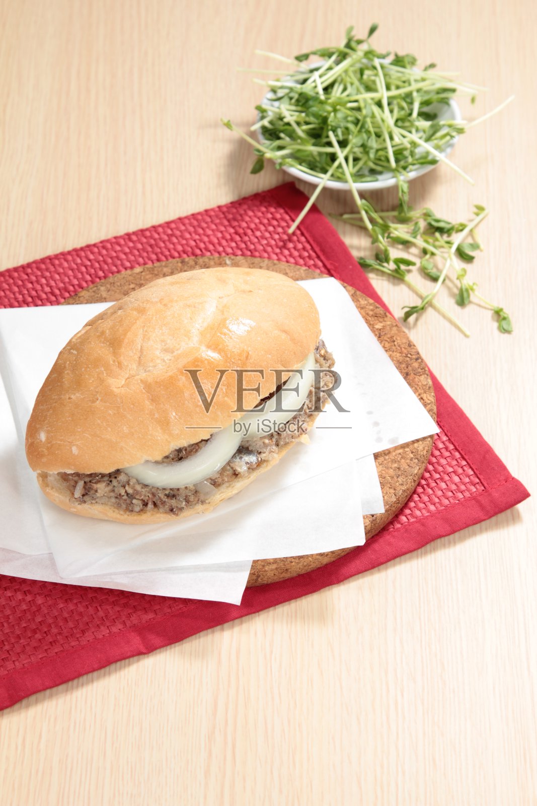 他汉堡照片摄影图片