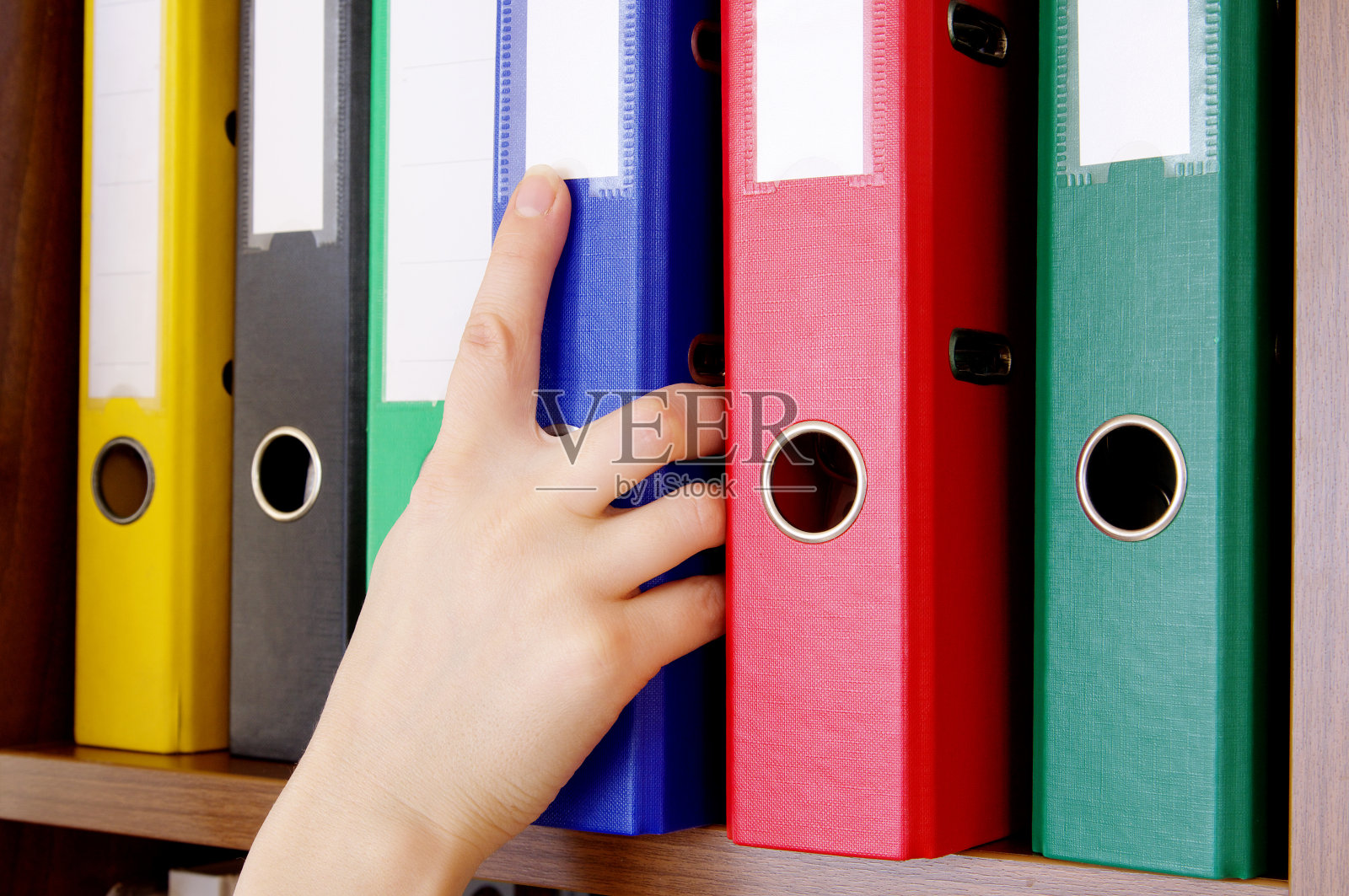 文件夹与档案文件和一只手照片摄影图片