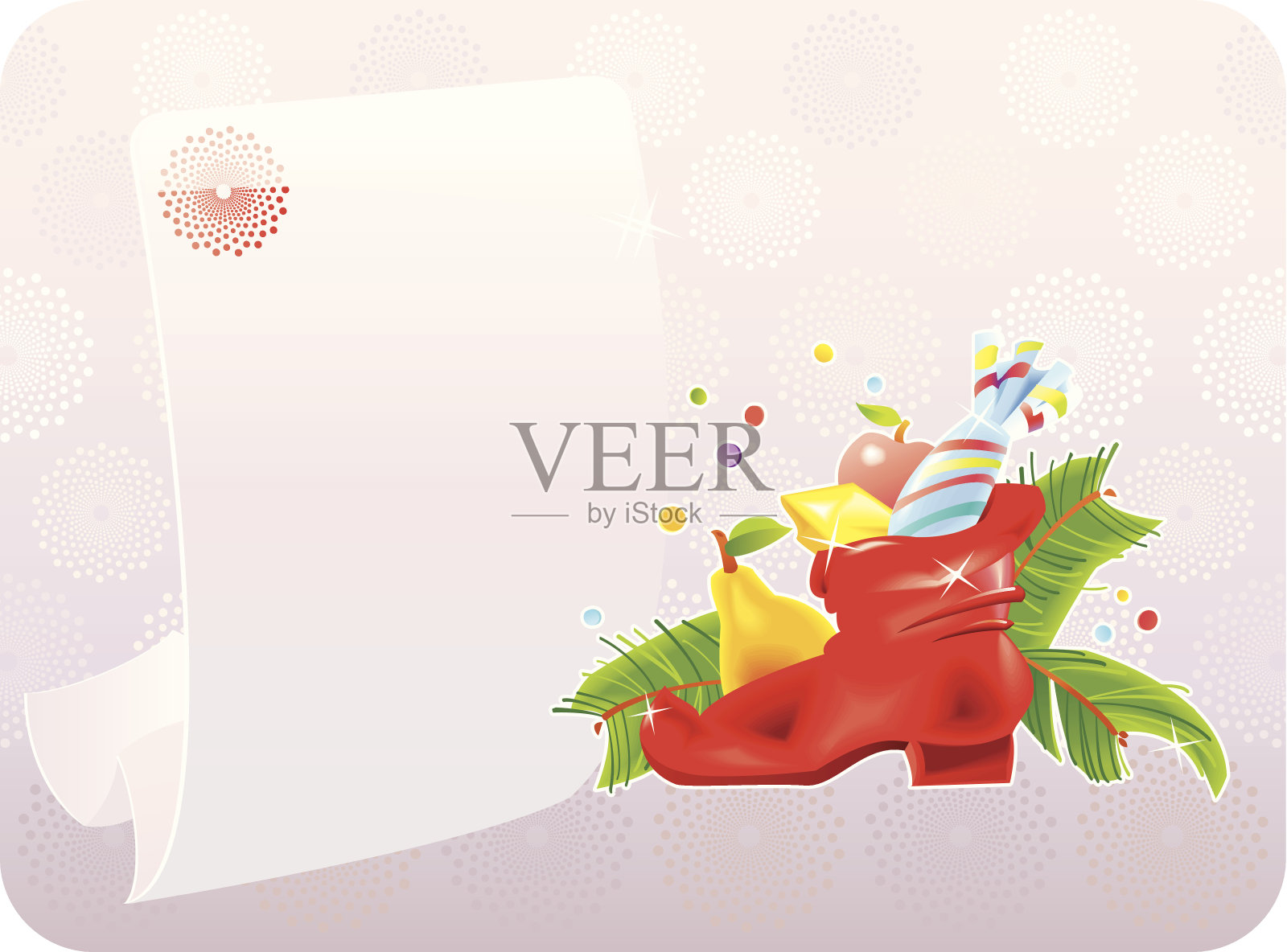 圣诞节清单插画图片素材