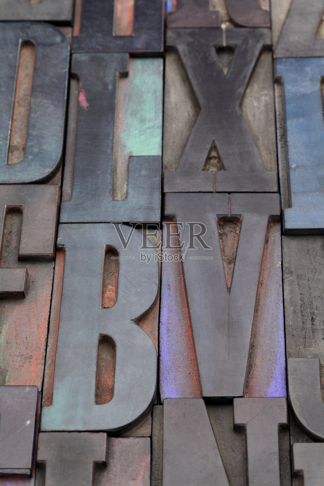 仿古木版凸版印刷照片摄影图片