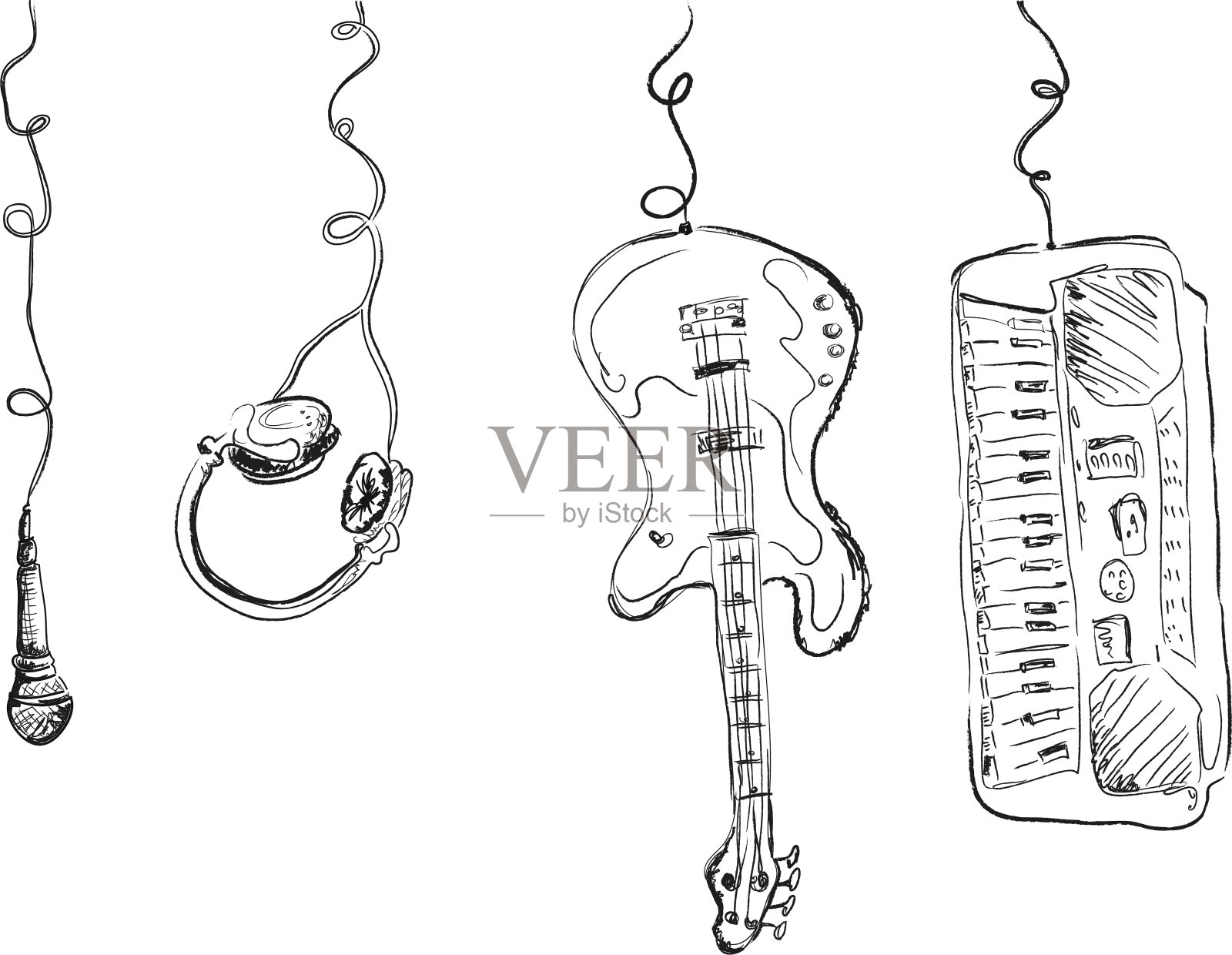 电子仪器插画图片素材