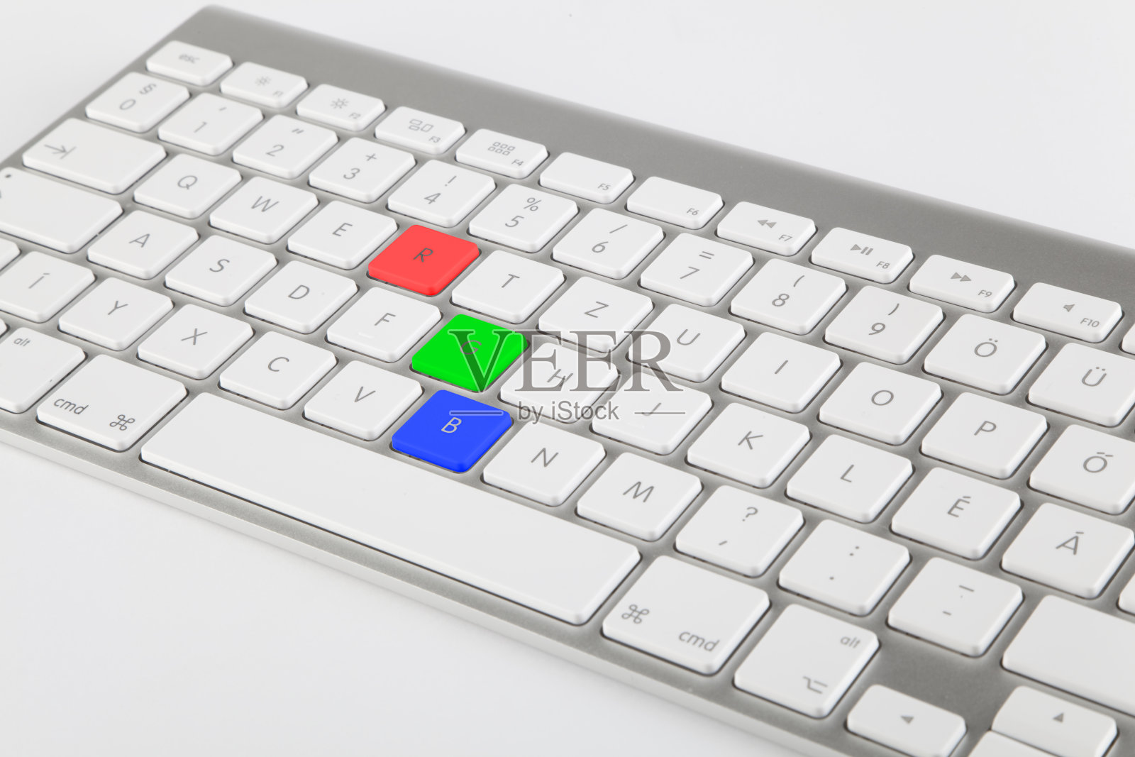 RGB键盘照片摄影图片