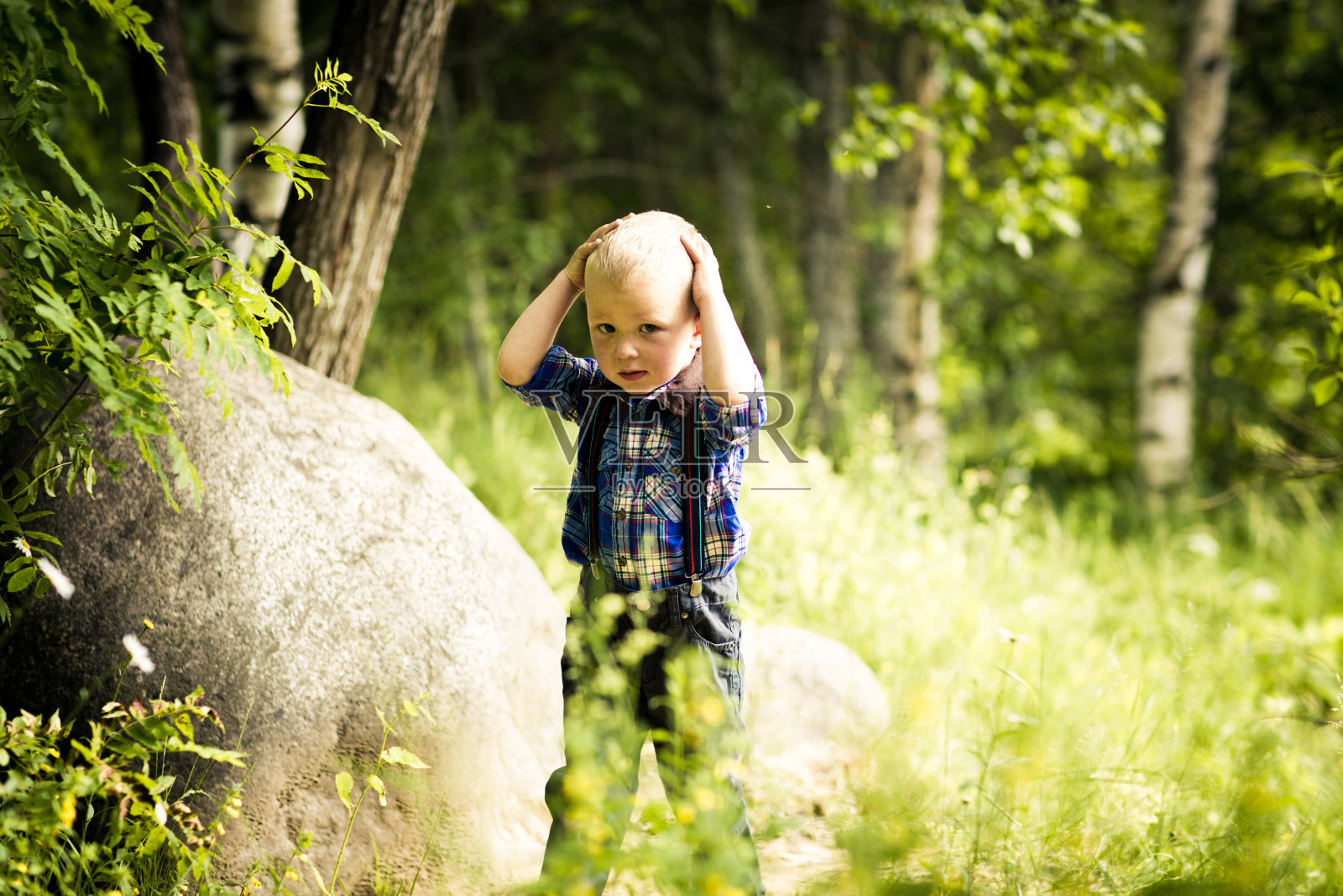 时尚的孩子照片摄影图片