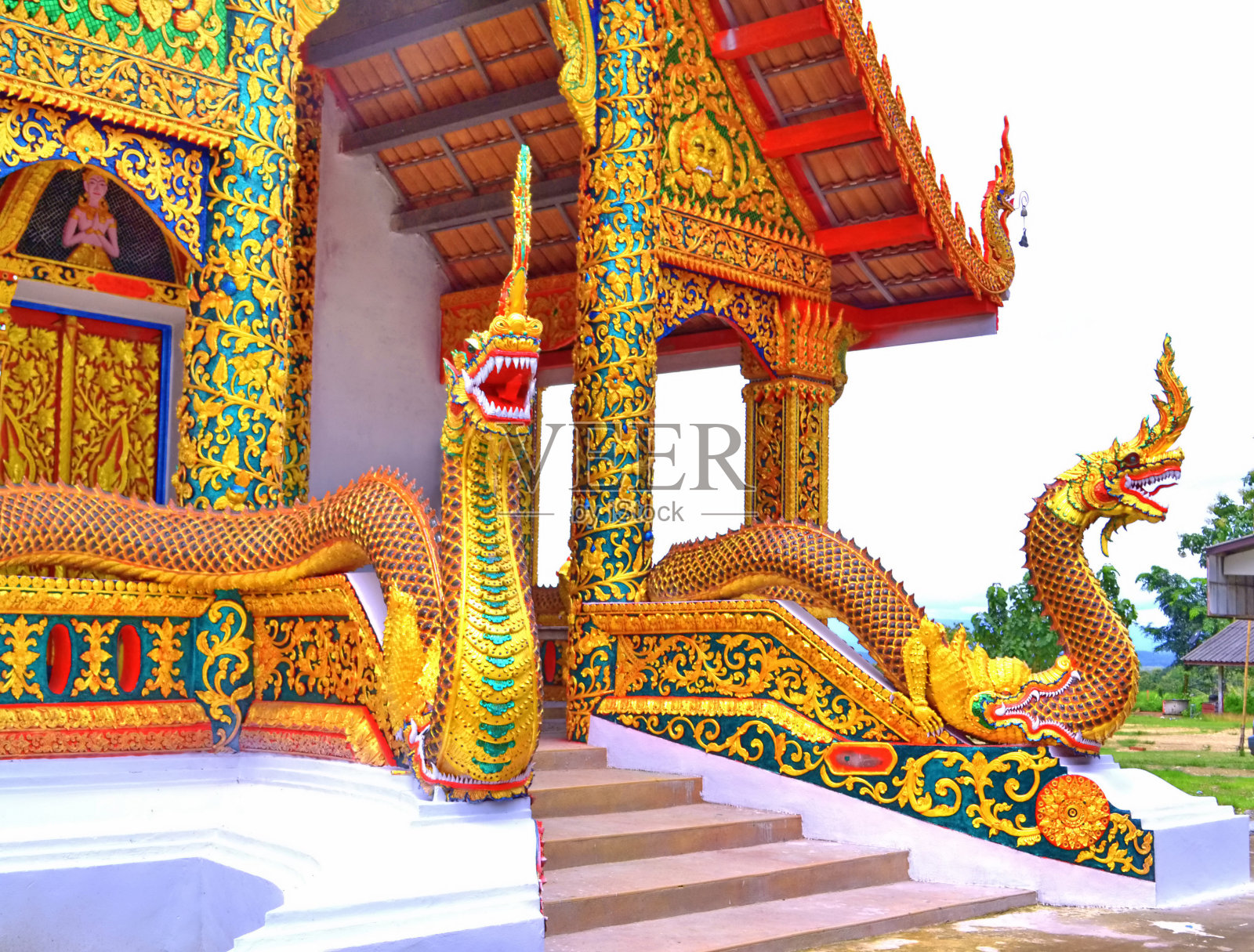 泰国的寺庙。照片摄影图片