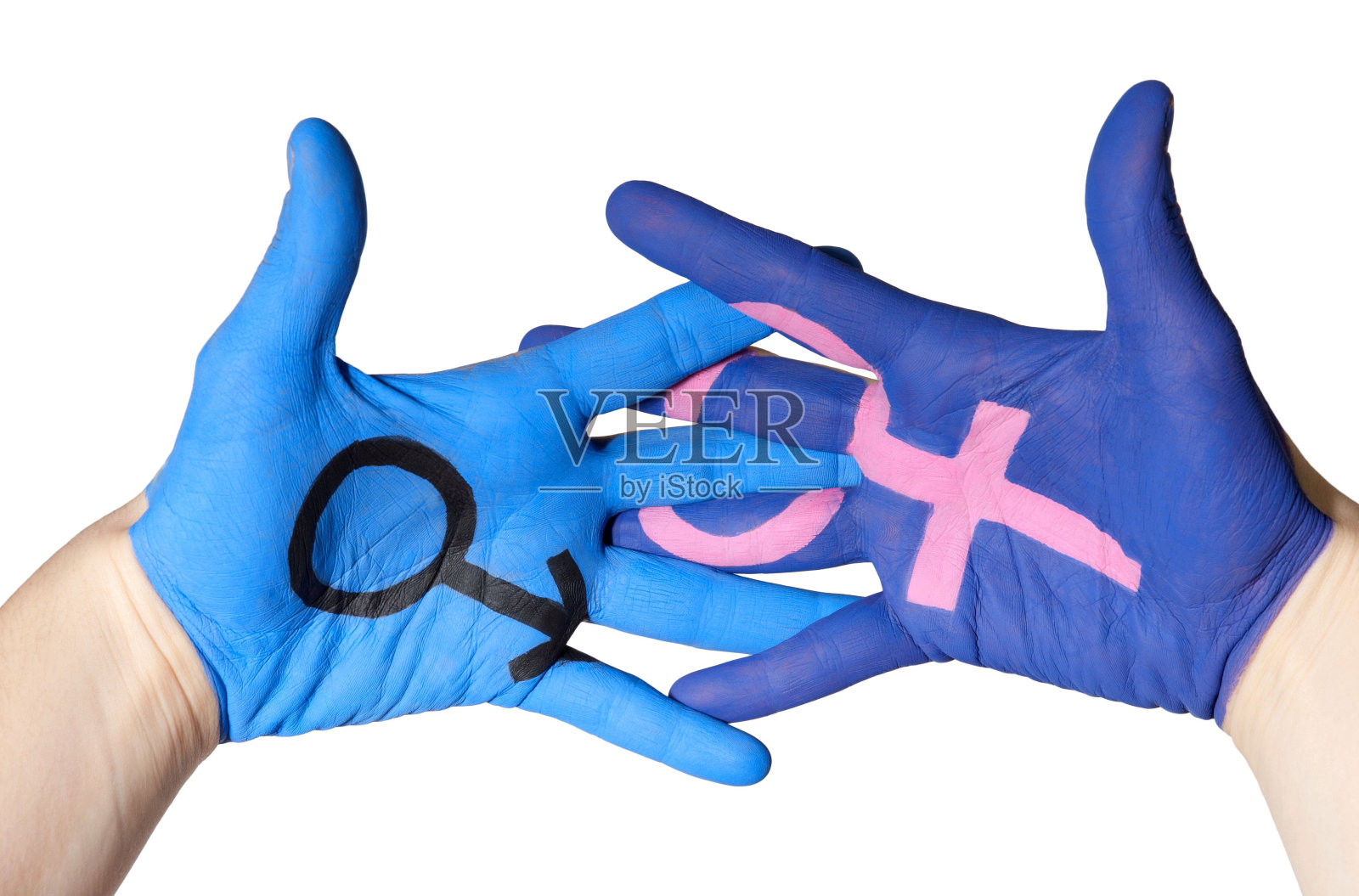 男女握手照片摄影图片