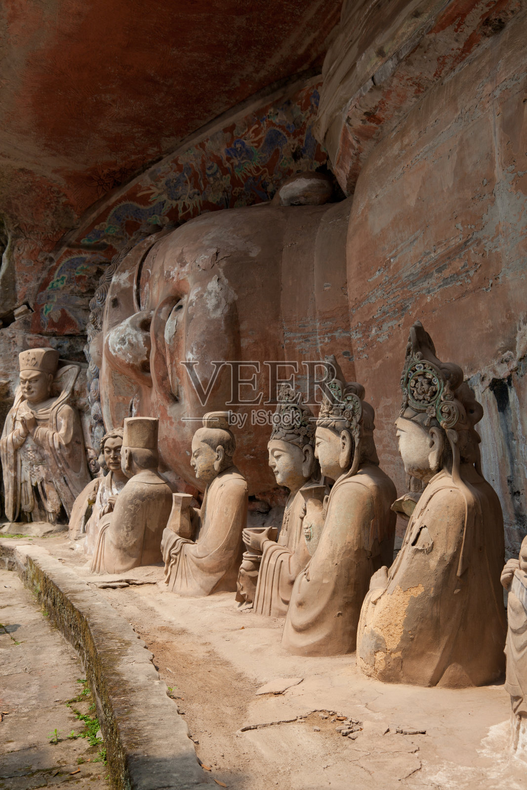 大足佛像石刻照片摄影图片