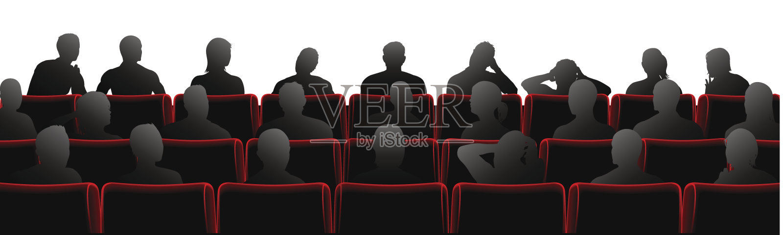 观众插图插画图片素材
