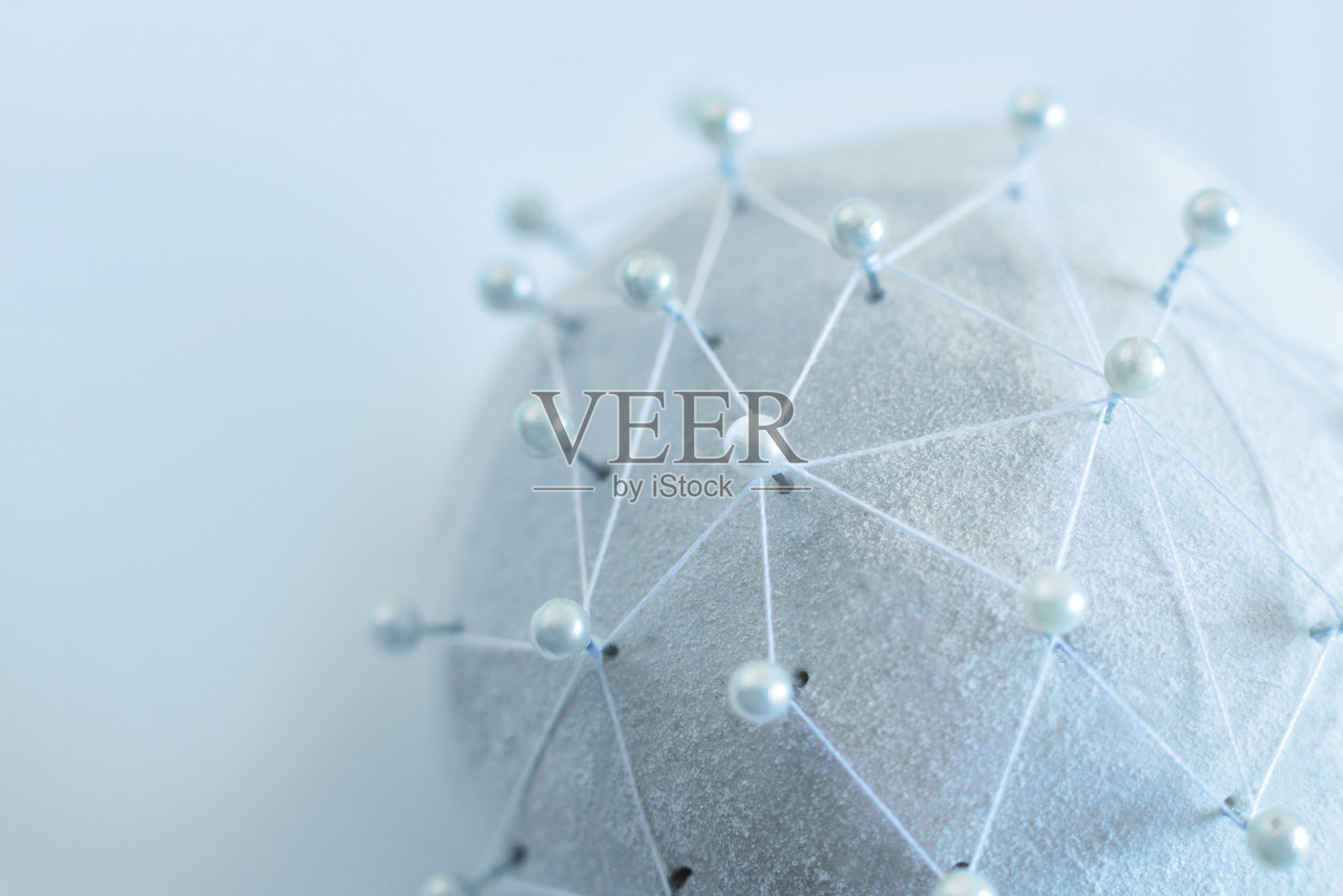 网络连接的实体。照片摄影图片