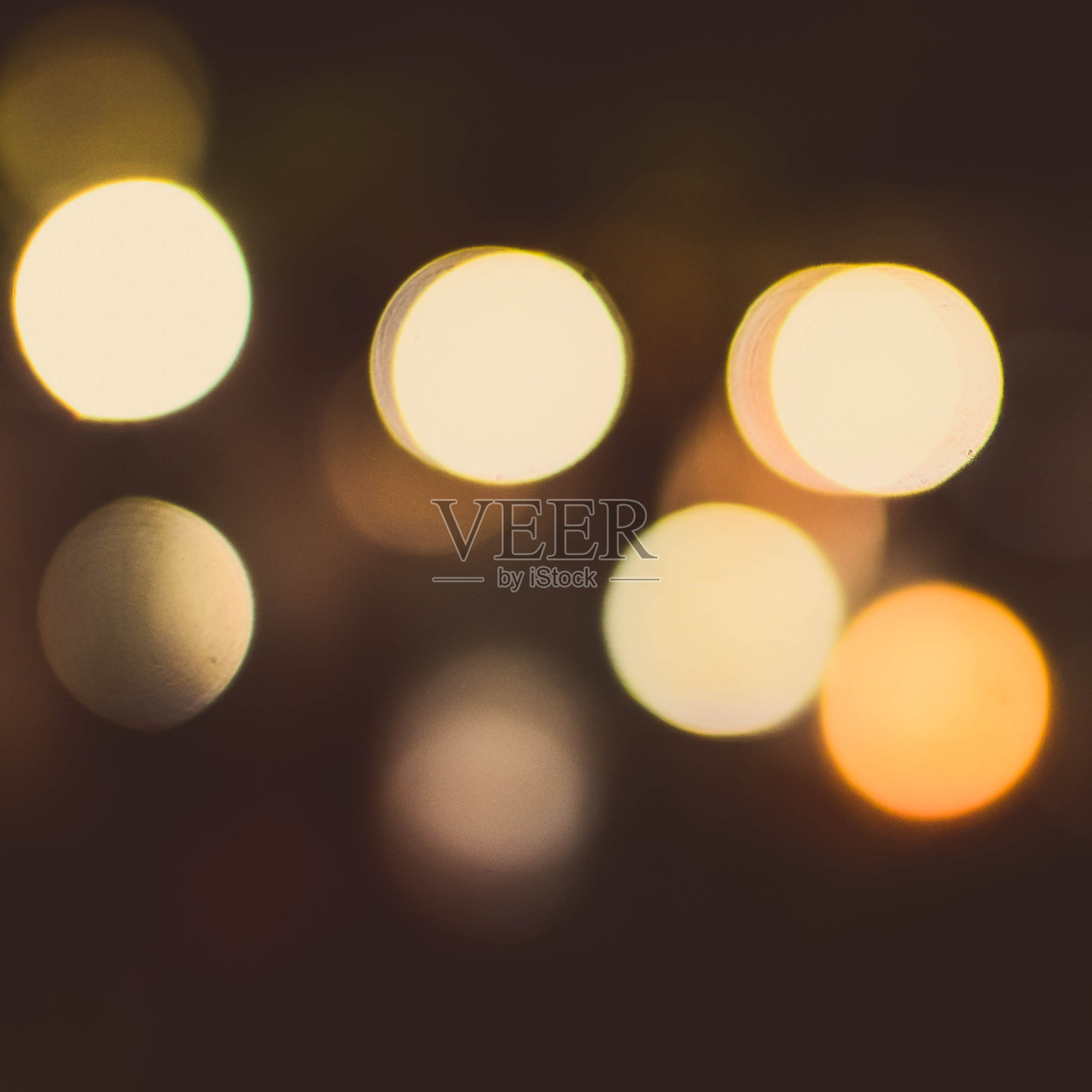 背景为黑色的散景灯光照片摄影图片