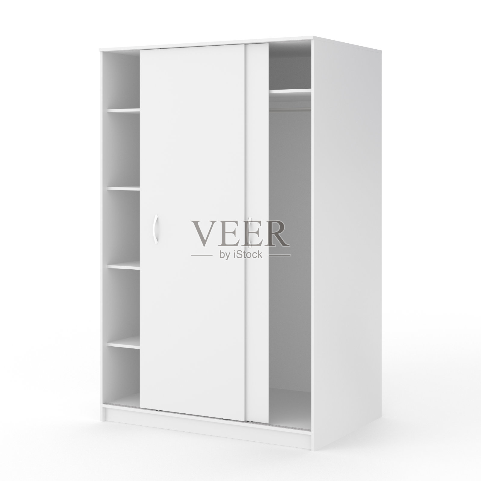 带滑动门的衣柜照片摄影图片