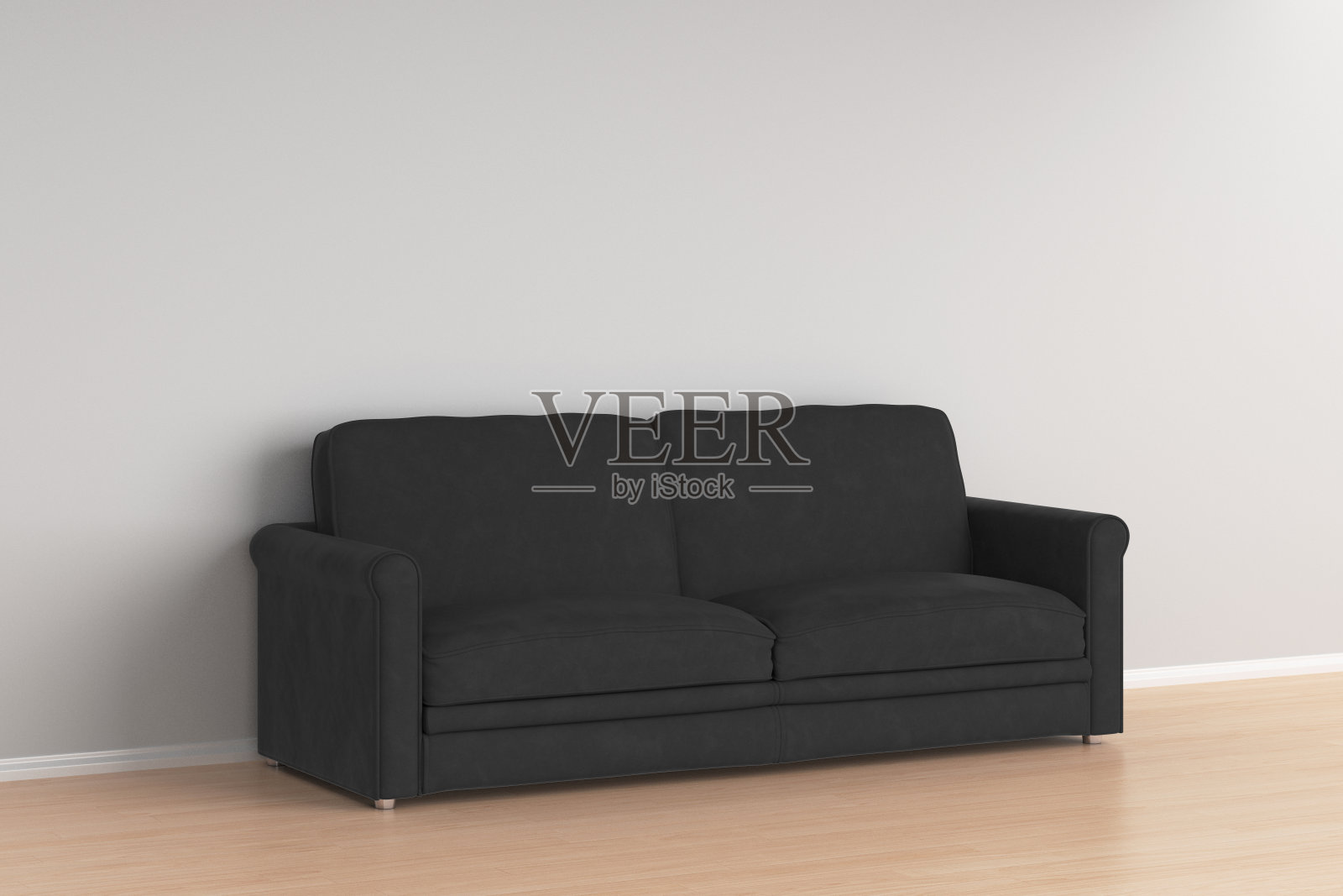 仿麂皮皮革沙发照片摄影图片