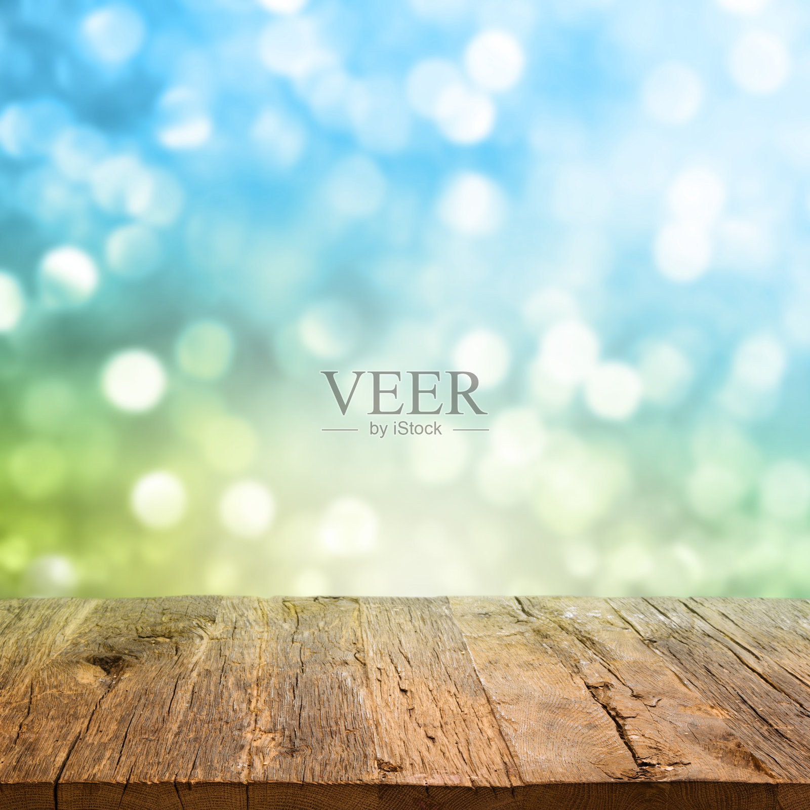 桌子与散景背景照片摄影图片