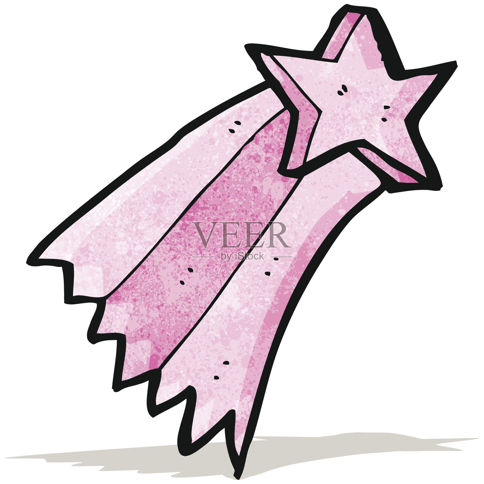 流星卡通插画图片素材