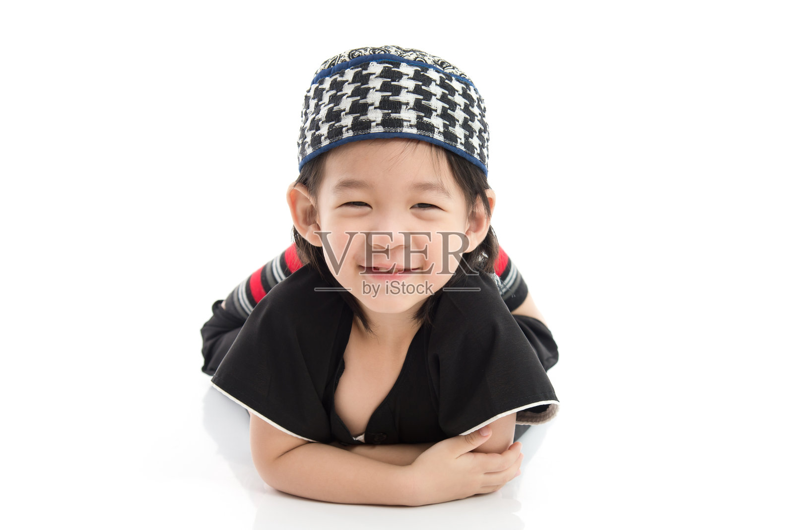 可爱的穆斯林chlid照片摄影图片