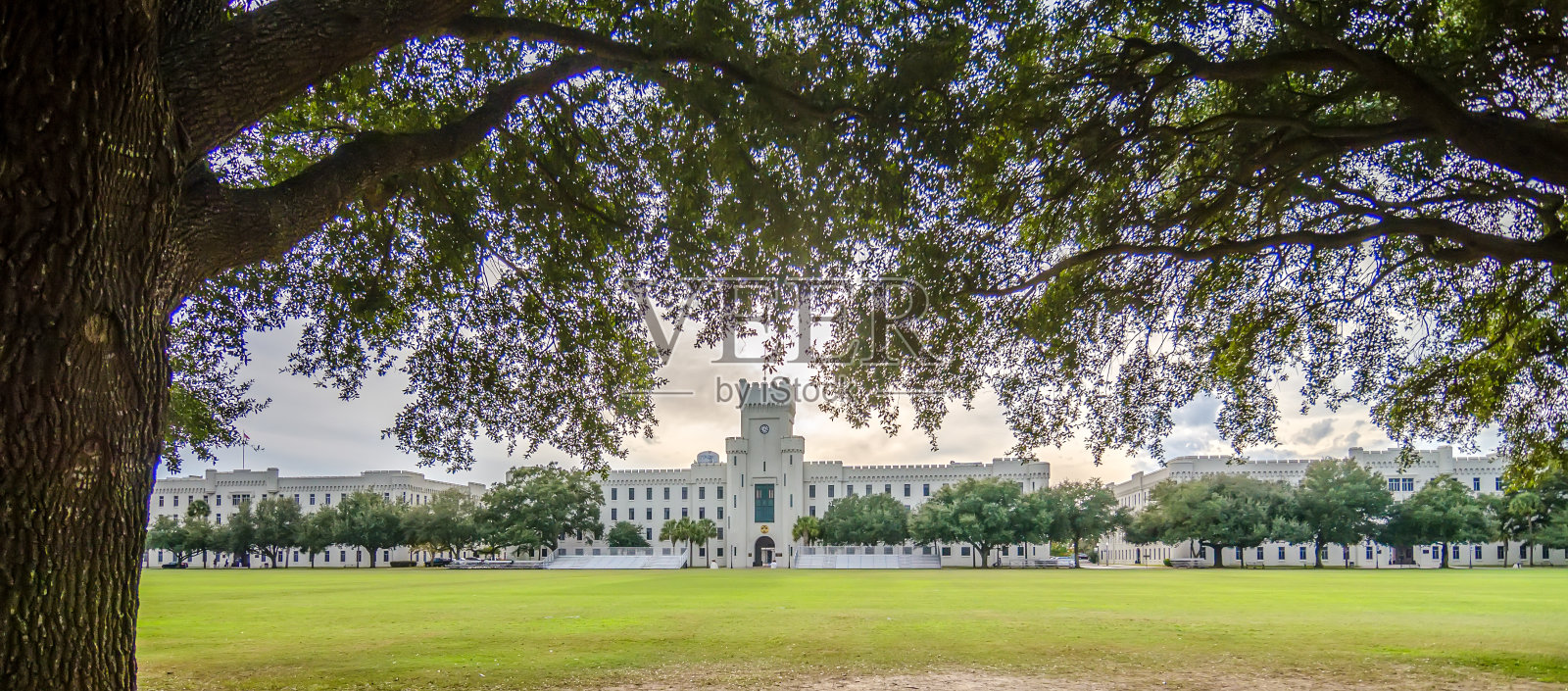 卡普斯城堡位于南卡罗来纳州查尔斯顿照片摄影图片