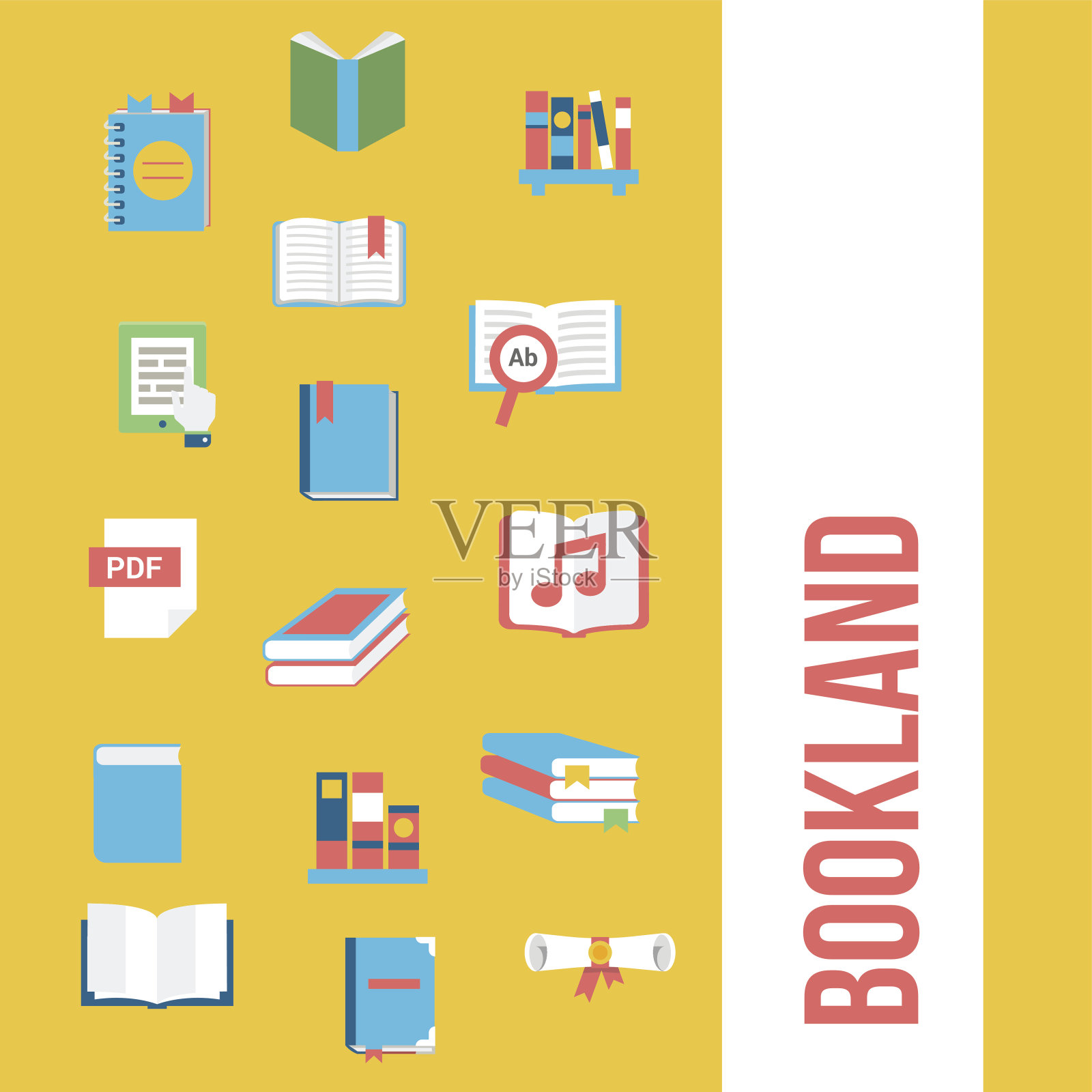 书的图标插画图片素材