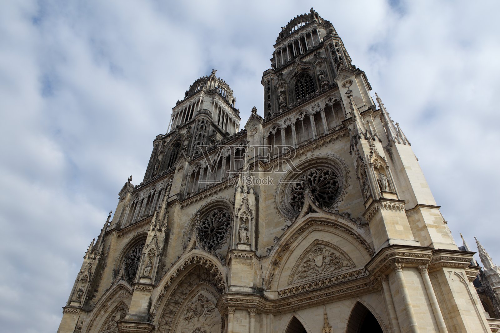 Orl吗?ans大教堂、法国照片摄影图片