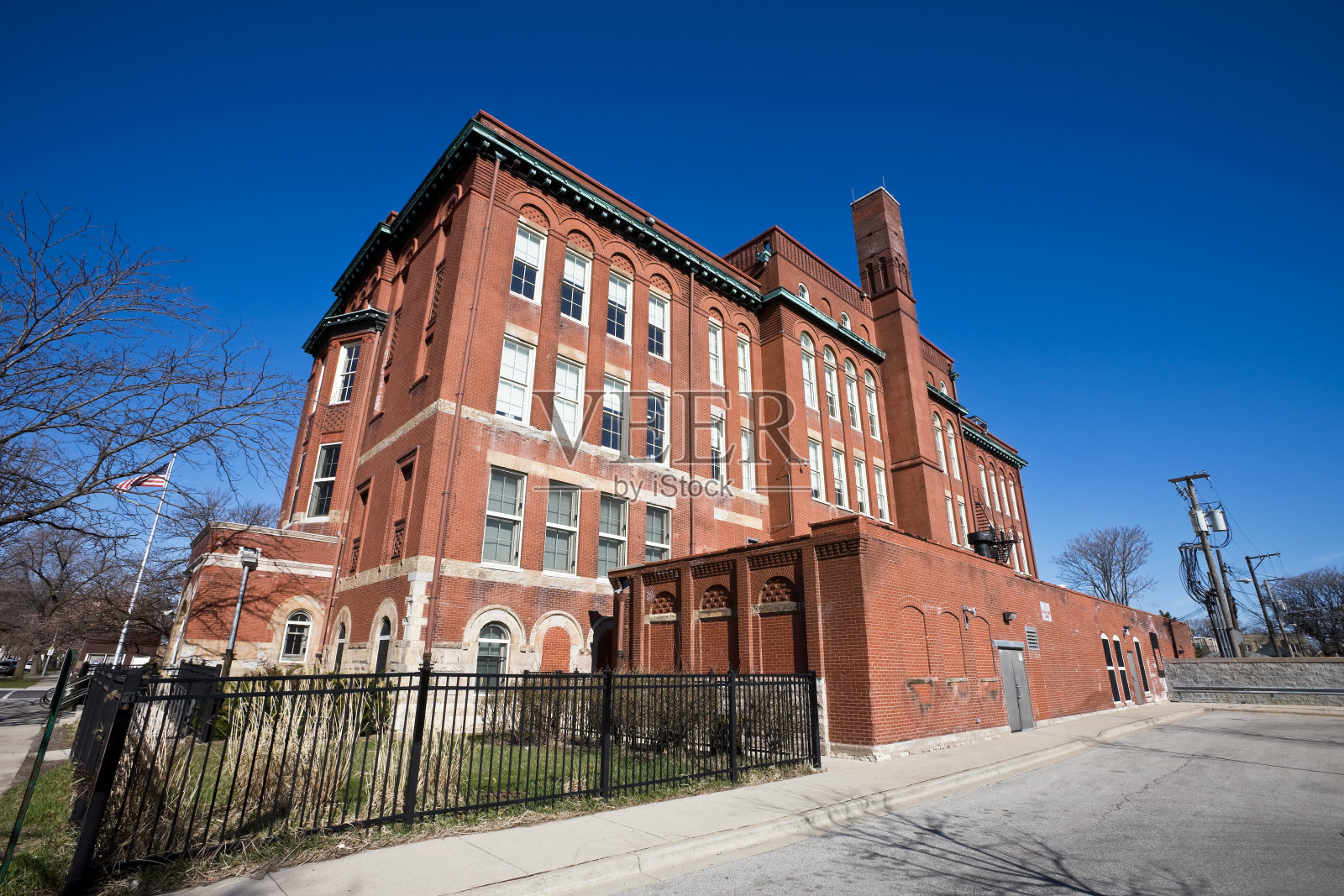 芝加哥西南区中学照片摄影图片