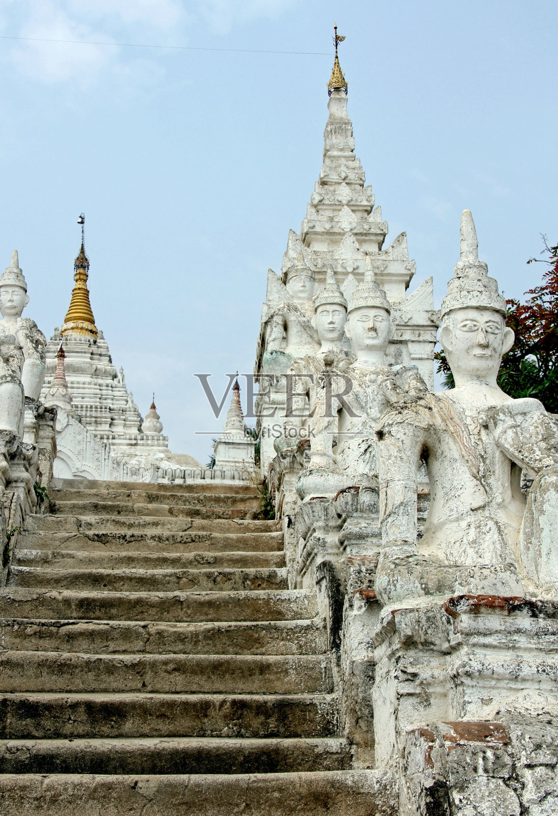 缅甸古寺照片摄影图片