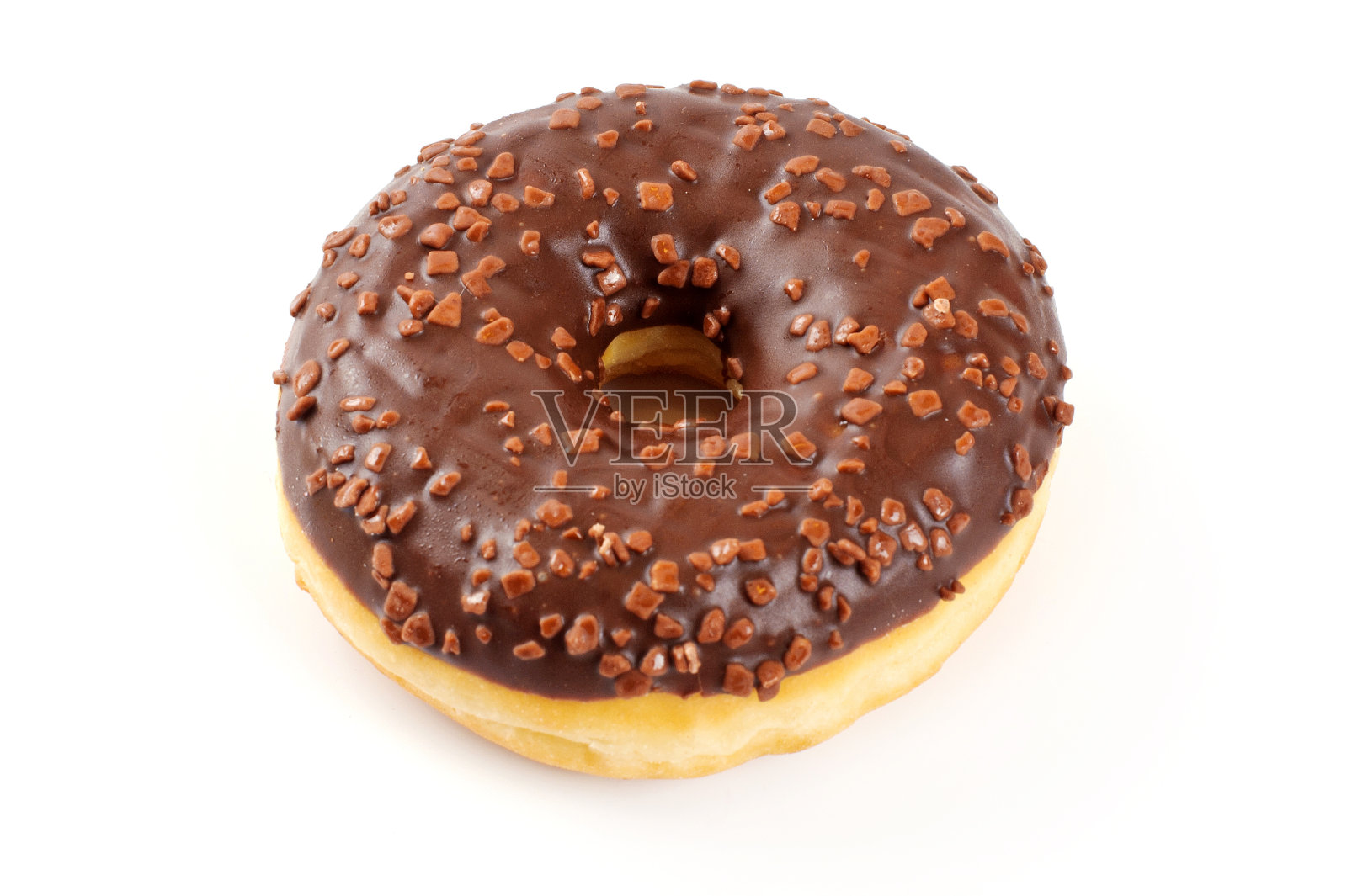 白色背景上的甜甜圈照片摄影图片