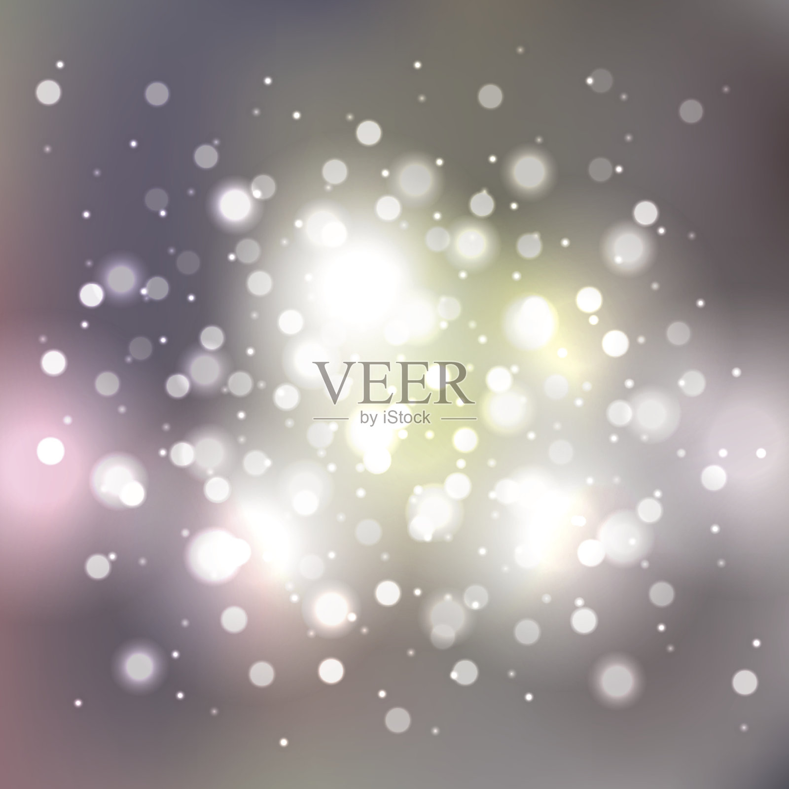 模糊背景与散景效果插画图片素材