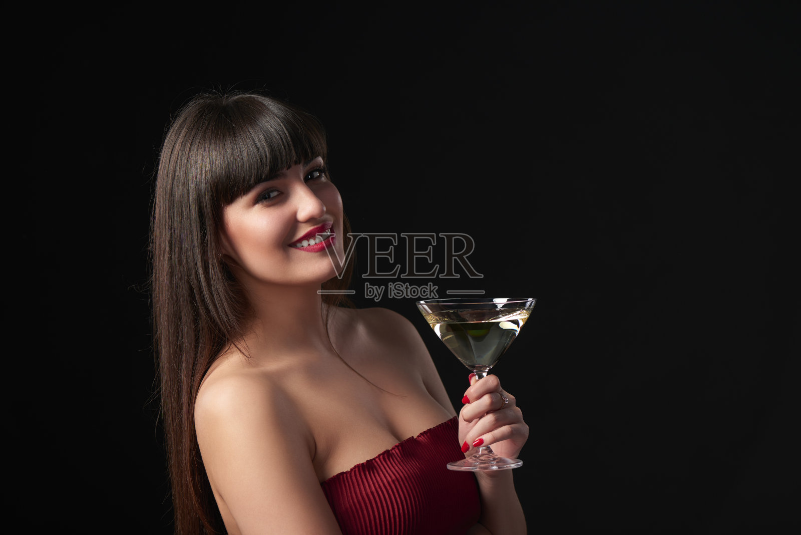 女人庆祝照片摄影图片