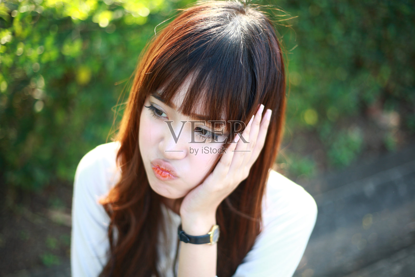 漂亮的亚洲女孩照片摄影图片