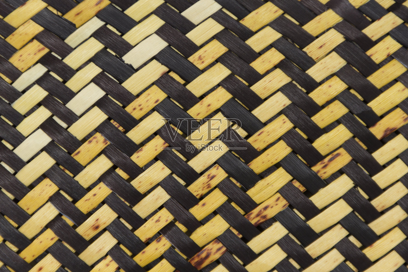 新西兰毛利编织亚麻袋。照片摄影图片