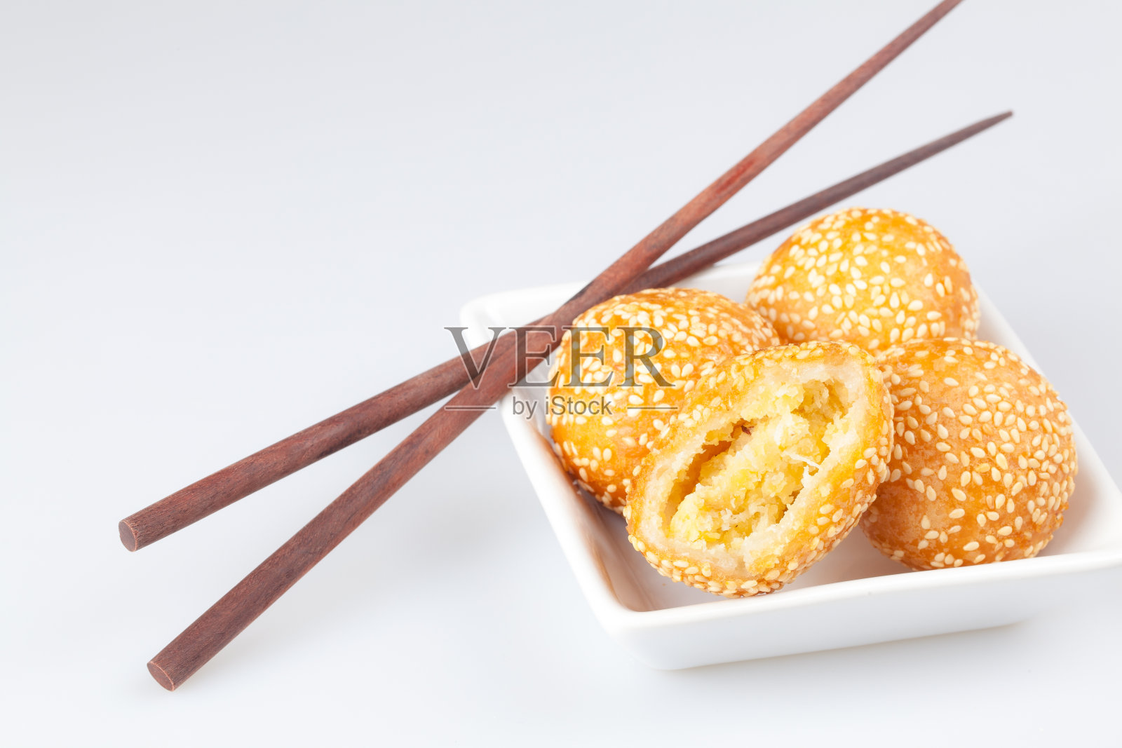 芝麻球照片摄影图片