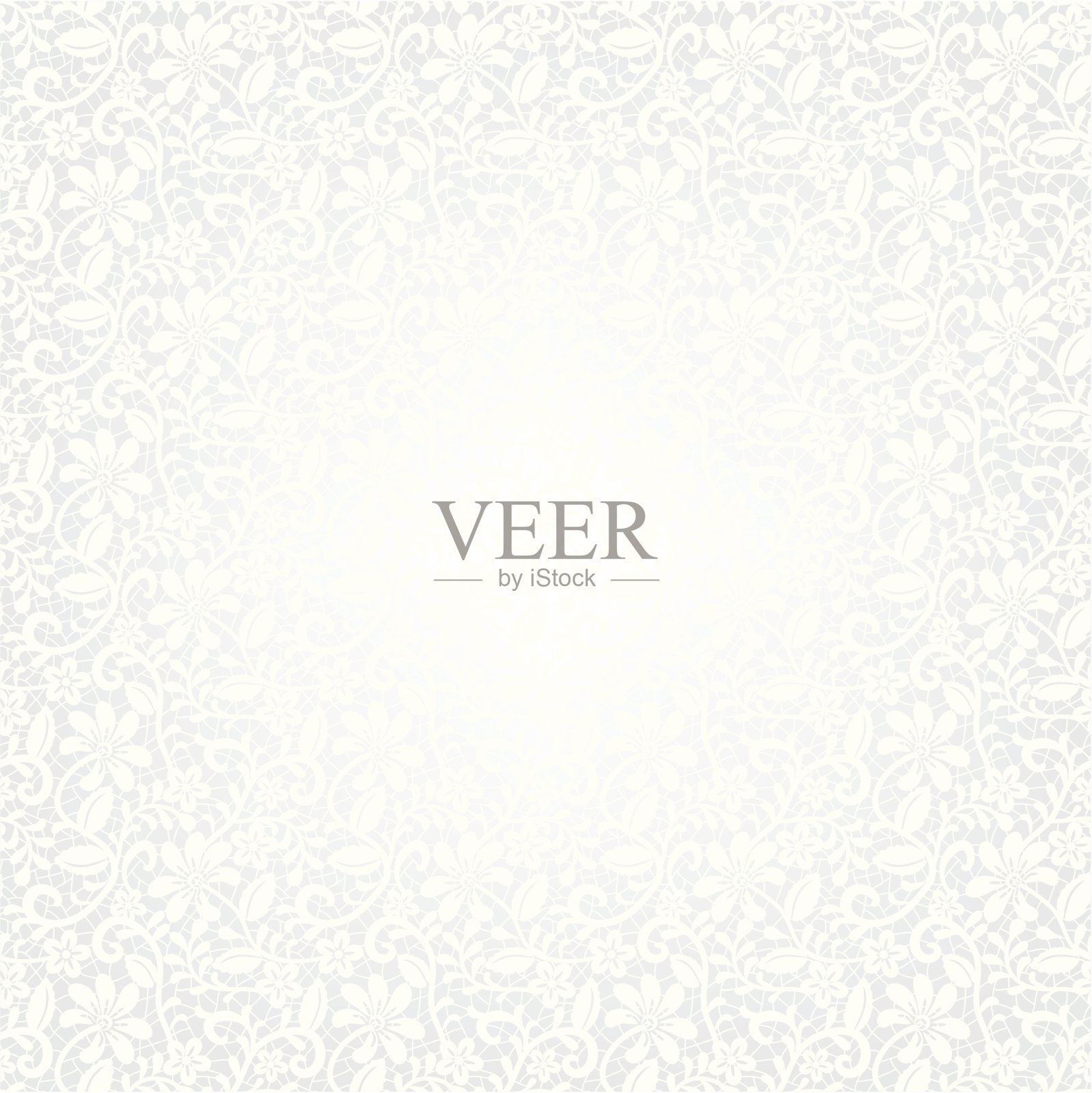 带花边背景的卡片插画图片素材